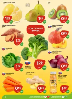 Terno leták platný od 20.11.2025 | Strana: 2 | Produkty: Kiwi, Mrkva, Cibuľa, Pomelo