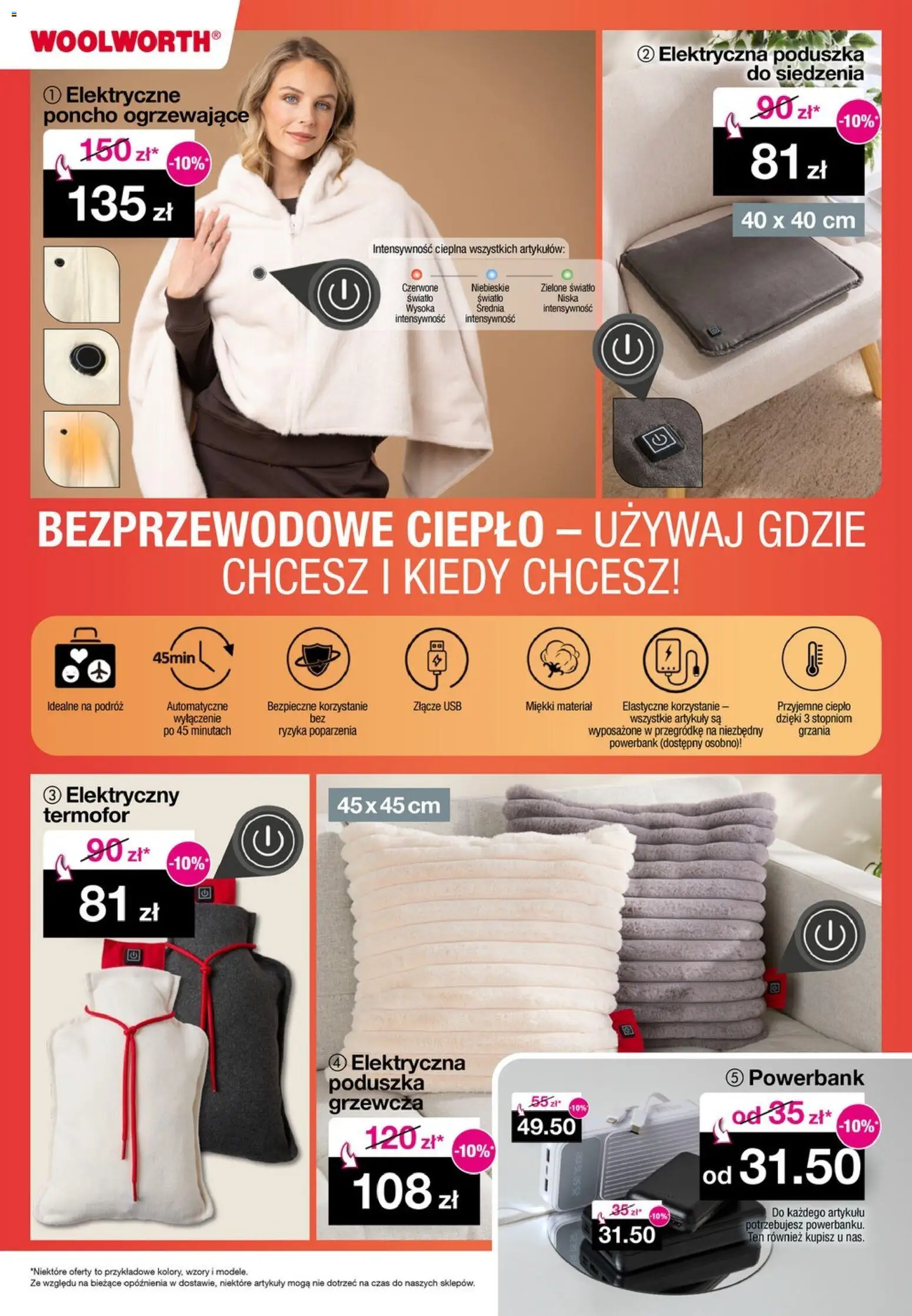 Woolworth Gazetka od 12.12.2025 | Strona: 10 | Produkty: Złącze, USB, Powerbank, Poduszka