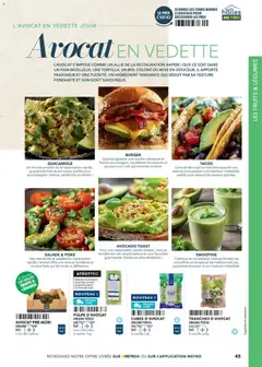 METRO - Prévisualisation de METRO - Restauration rapide valide à partir de 24.04.2025 | Page: 45 | Produits: Avocat, Guacamole, Pain, Livre