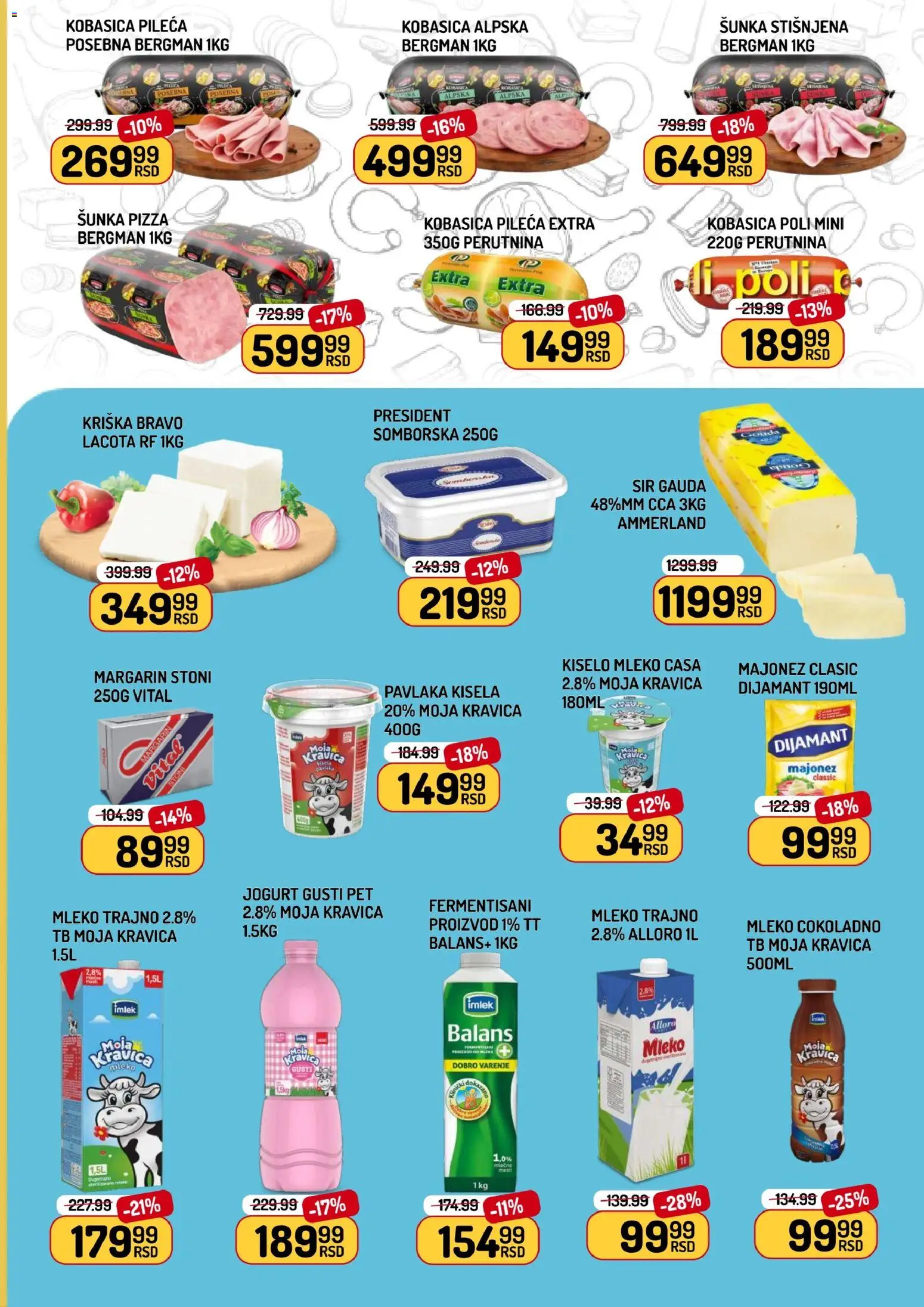 Aman katalog - važi od 21.11.2025 | Strana: 3 | Proizvode: Majonez, Moja kravica, Sir, Pavlaka