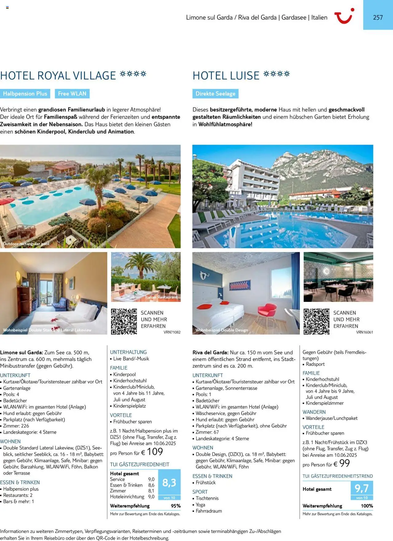 Aida - Urlaub mit eigener Anreise 2025/26 – gültig ab 01.11.2024 | Seite: 257 | Produkte: Babybett, Föhn