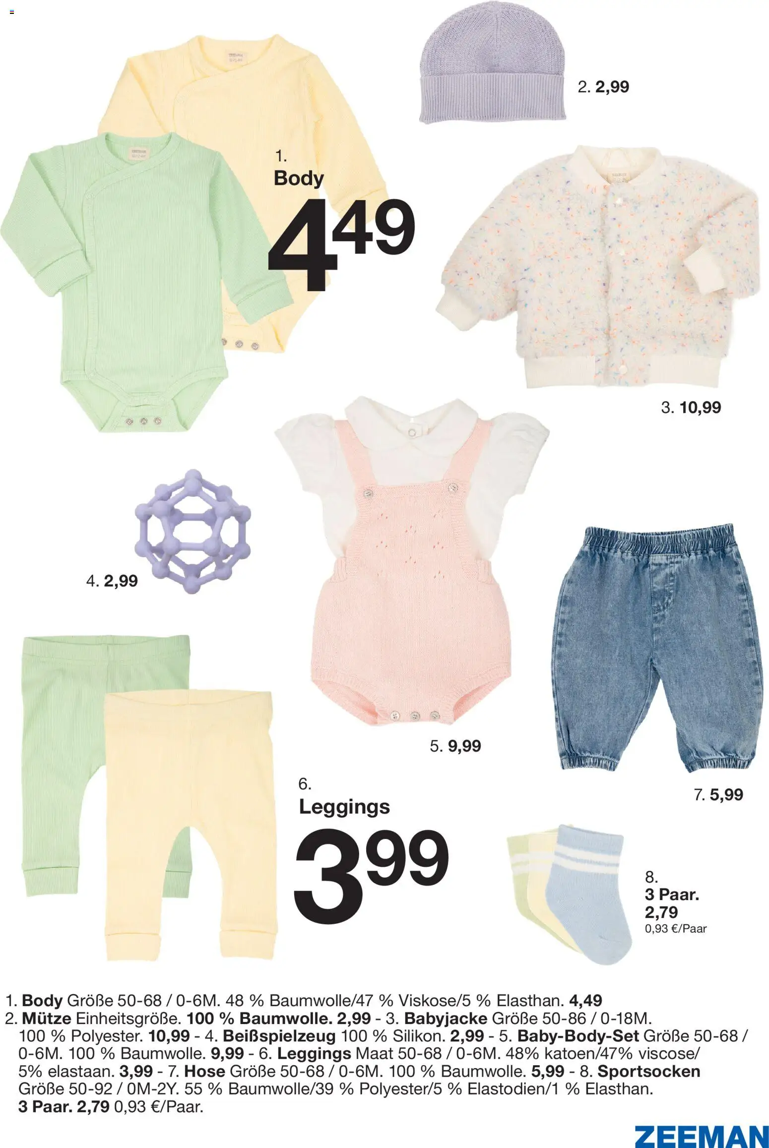 Zeeman Prospekt 	 – gültig ab 14.03.2026 | Seite: 9 | Produkte: Hose, Leggings