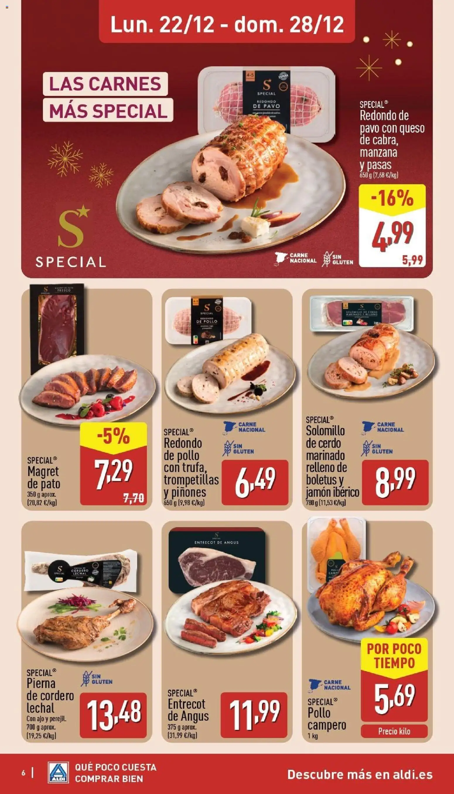 Aldi folleto Península │ válido desde el 22.12.2025 | Página: 6 | Productos: Jamón ibérico, Jamón, Cerdo, Manzana