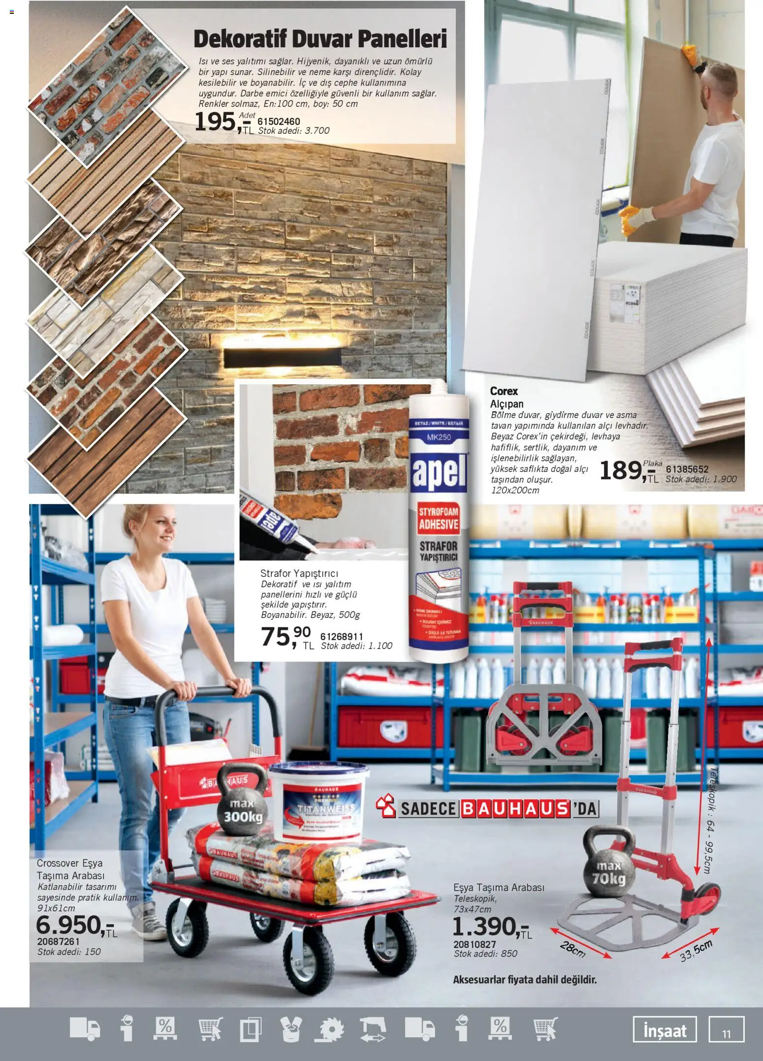 Bauhaus Katalog - 31.01.2026 tarihinden itibaren geçerlidir | Sayfa: 11 | Ürünler: Ses