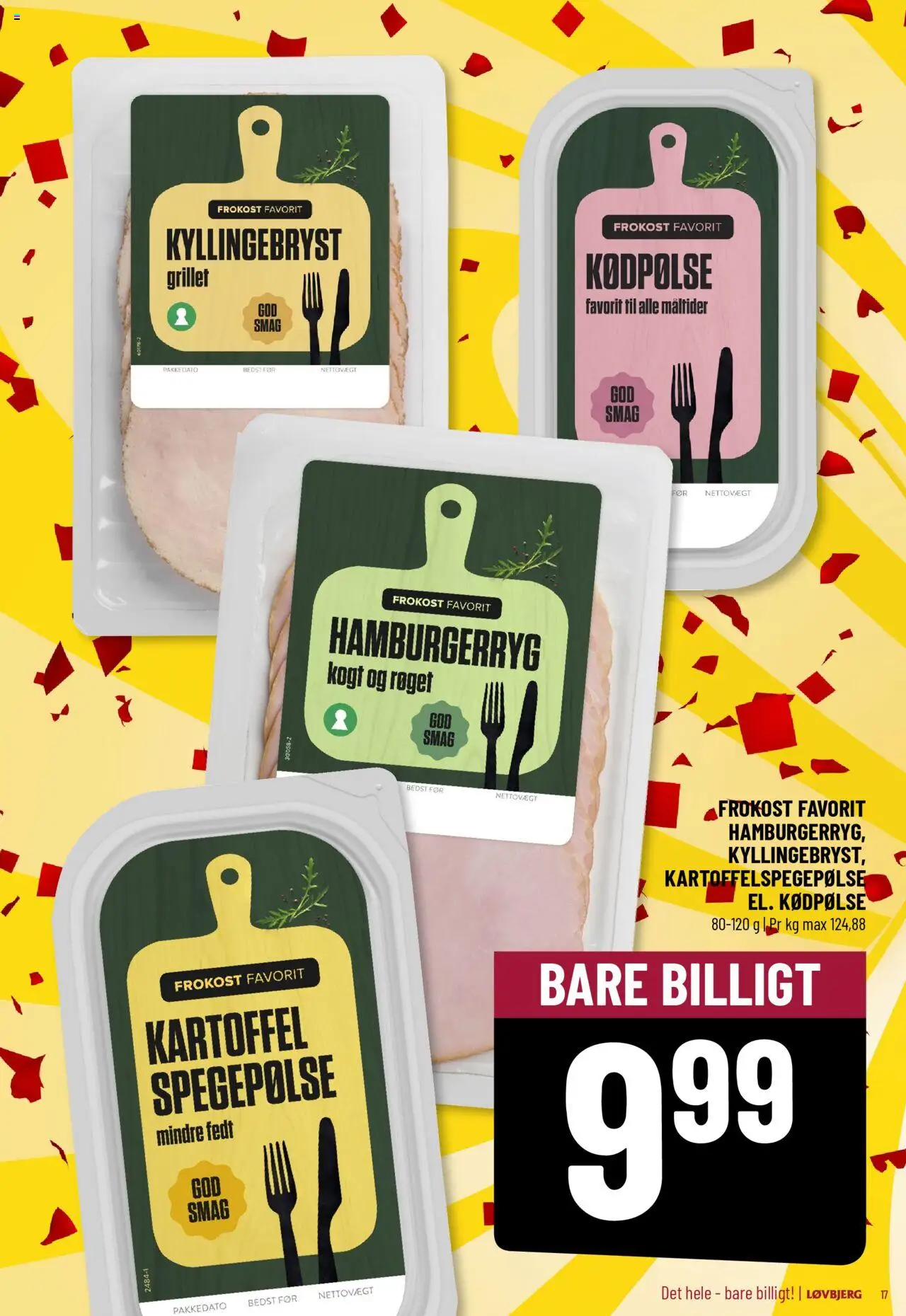 Løvbjerg Tilbudsavis gyldig fra 20.06.2025 | Side: 19 | Produkter: Spegepølse, Hamburgerryg