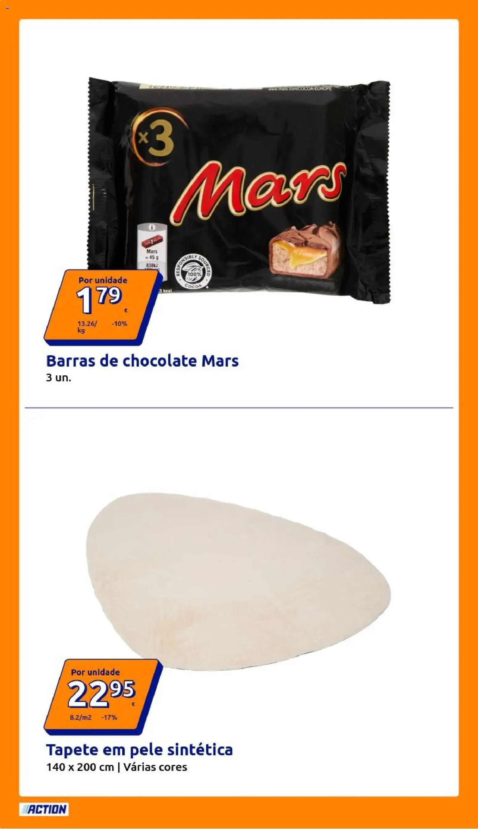 Action folheto │ válido de 25.03.2026 | Página: 10 | Produtos: Tapete, Chocolate