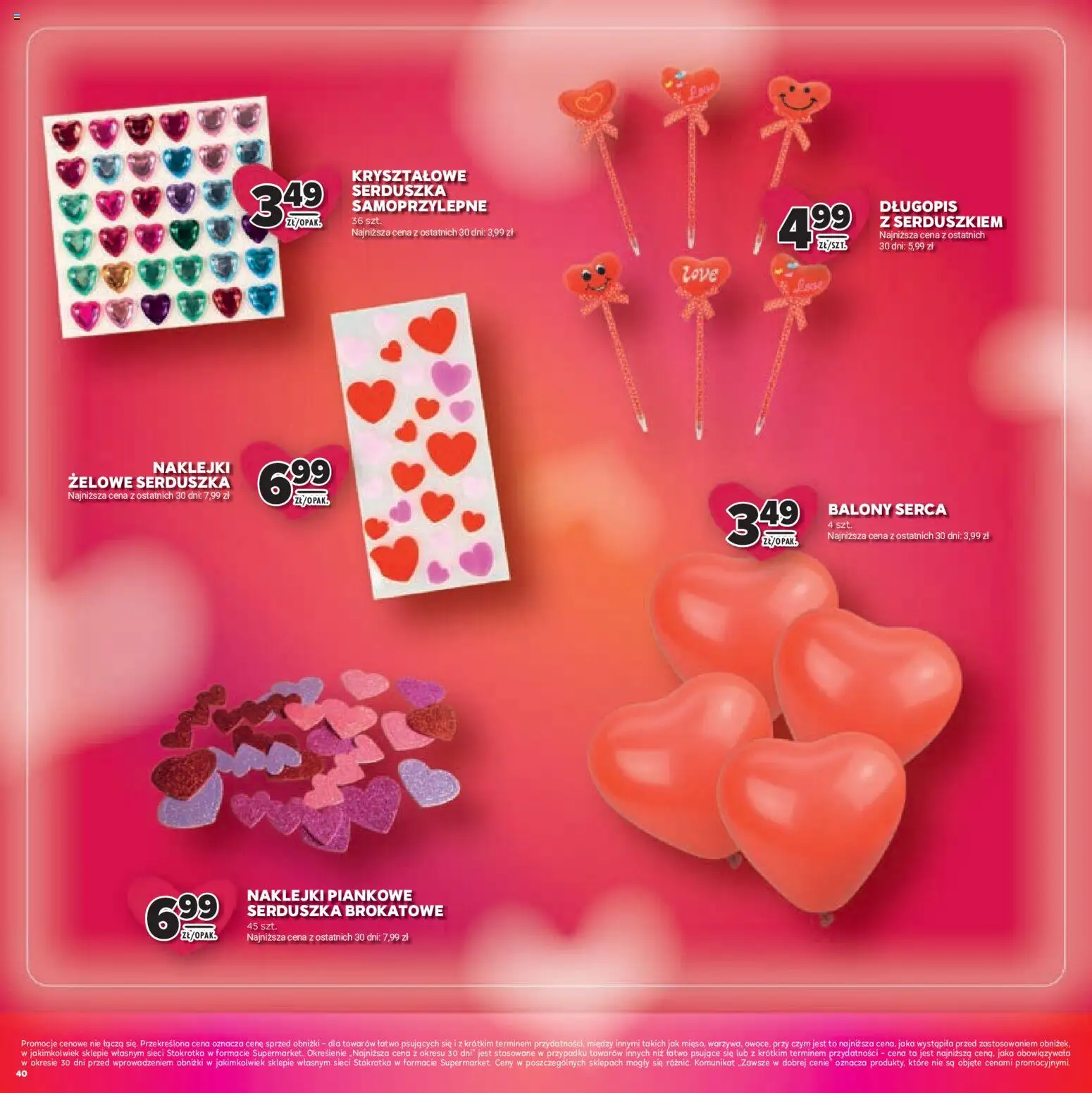 Stokrotka Gazetka - Walentynki od 05.02.2026 | Strona: 40