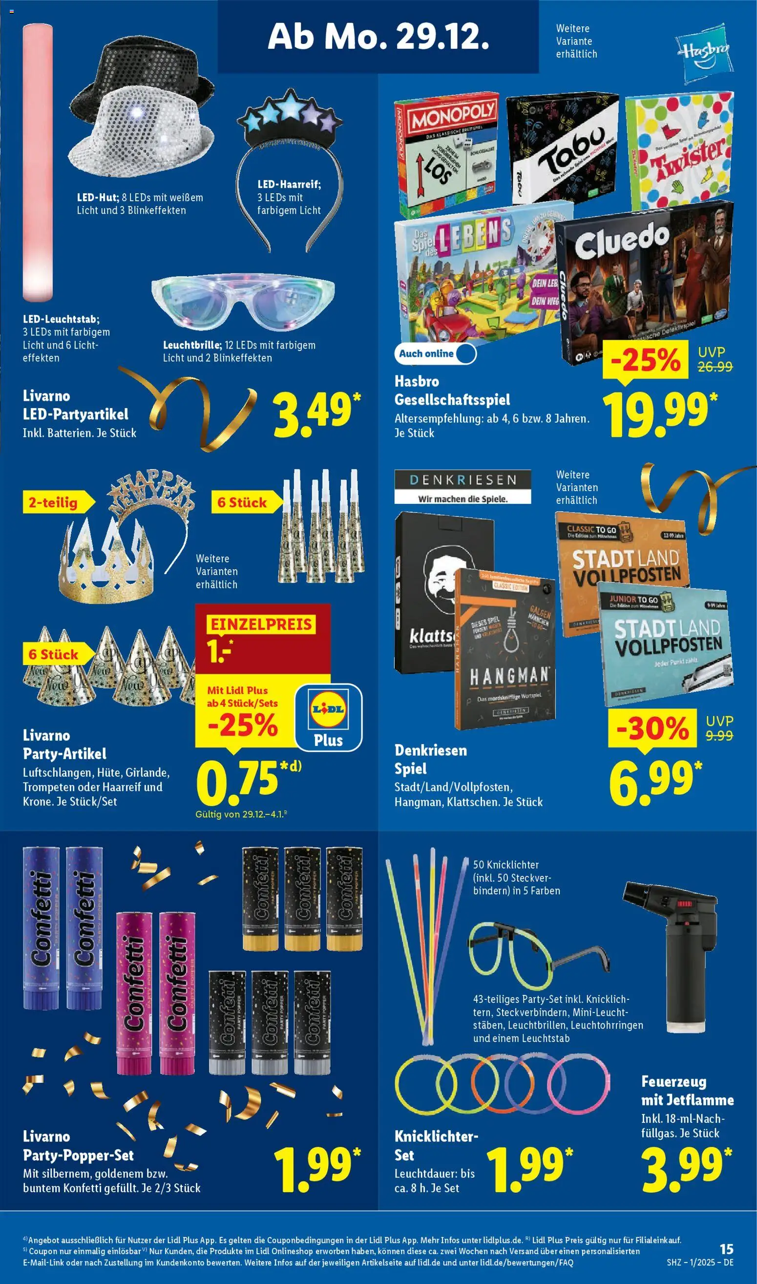 Lidl Prospekt Grimma – gültig ab 29.12.2025 | Seite: 15 | Produkte: Spiel, Tee