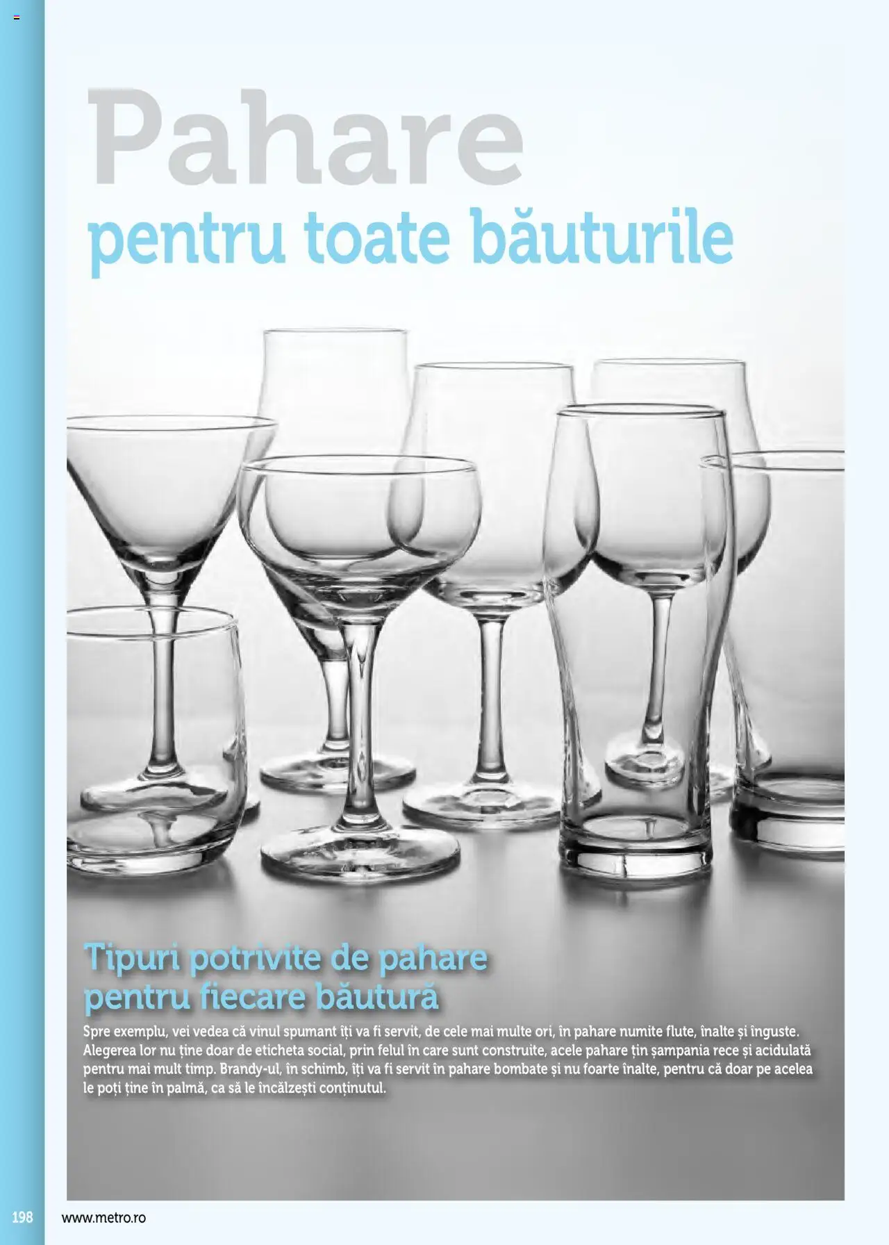 Noul catalog Metro – valabil de la 17.09.2025 | Pagină: 198 | Produse: Pahare
