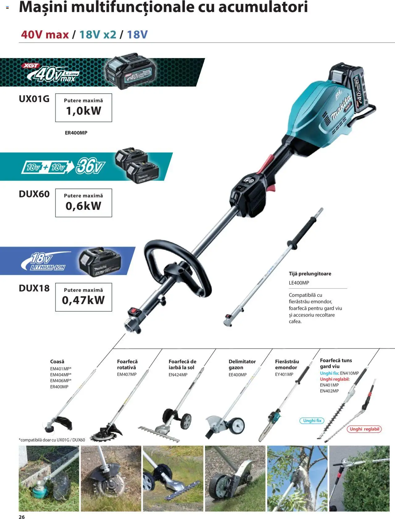 Makita catalog - Mașini de Grădină – valabil de la 08.01.2025 | Pagină: 26 | Produse: Cafea