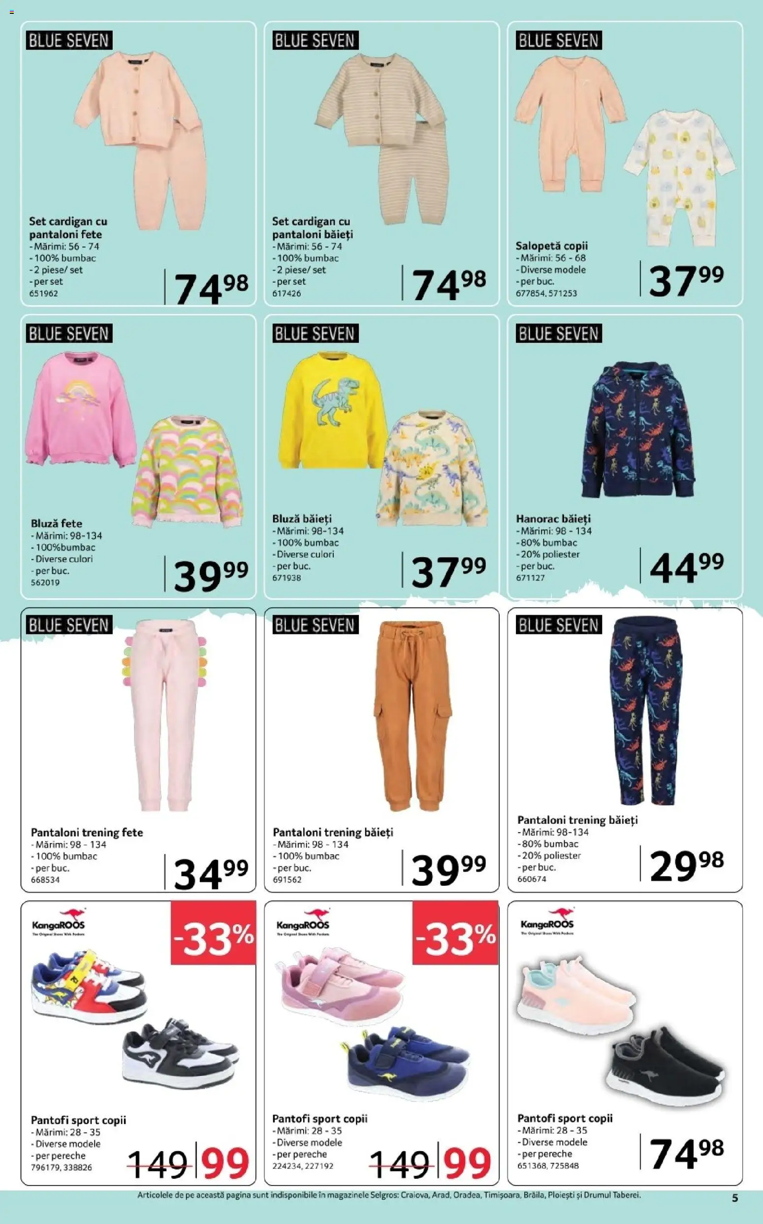 Noul catalog Selgros – valabil de la 06.03.2026 | Pagină: 5 | Produse: Cardigan, Pantofi, Salopetă, Keşe