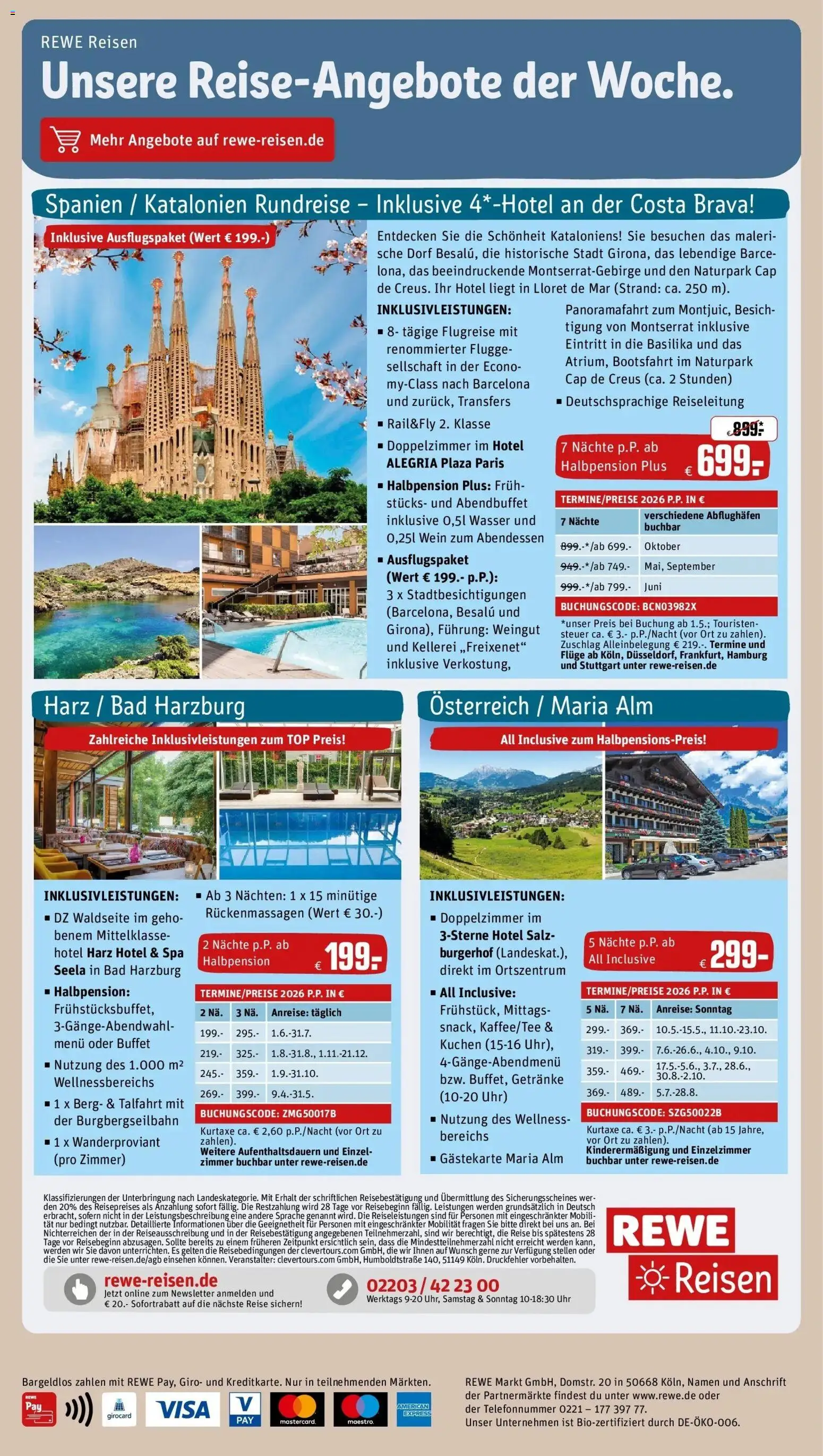 Rewe Prospekt Berlin / Lichtenberg	 – gültig ab 05.04.2026 | Seite: 16 | Produkte: Bad, Wasser, Kuchen, Uhr