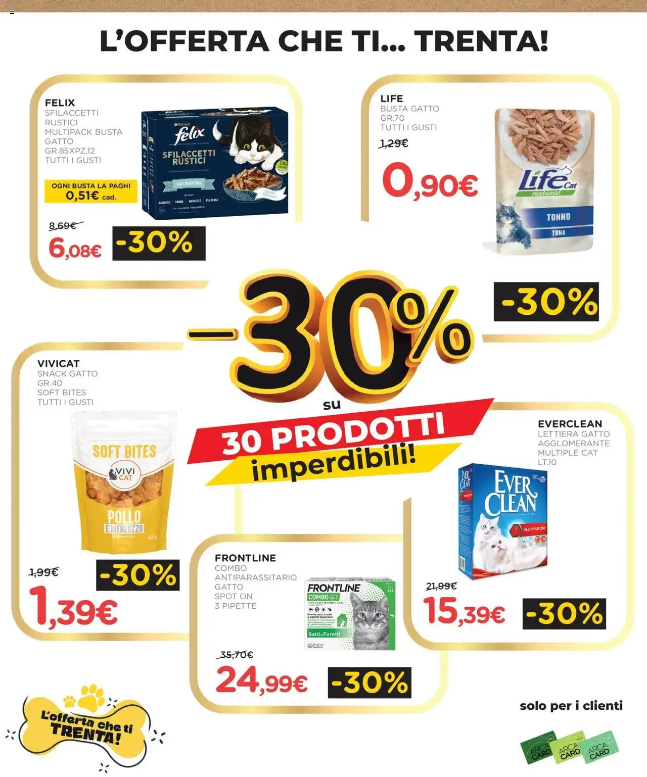 Volantino Arcaplanet del 20.10.2025 | Pagina: 4 | Prodotti: Pollo, Salmone, Salsa, Tonno