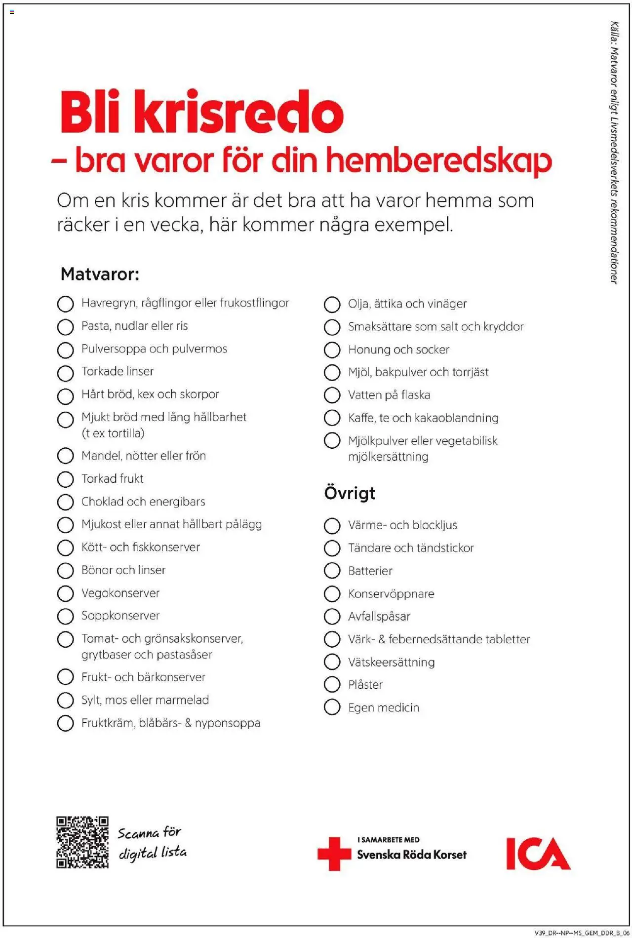 ICA Maxi reklamblad aktuell från 22.09.2025 | Sida: 14 | Produkter: Linser, Salt, Bröd, Mjukost