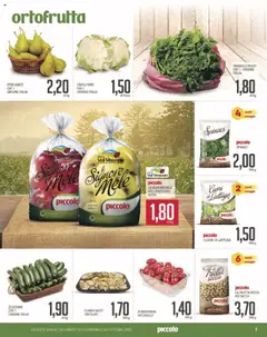 Anteprima del volantino Volantino Piccolo	 valido a partire dal 13.10.2025 | Pagina: 9 | Prodotti: Frutta, Funghi, Spinaci, Zucchine