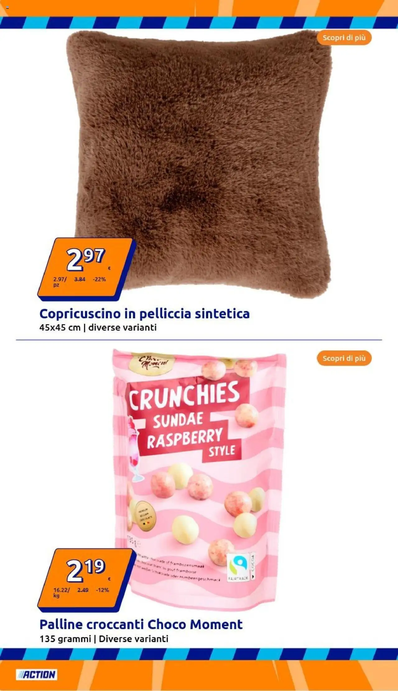 Volantino Action del 17.09.2025 | Pagina: 18 | Prodotti: Copricuscino
