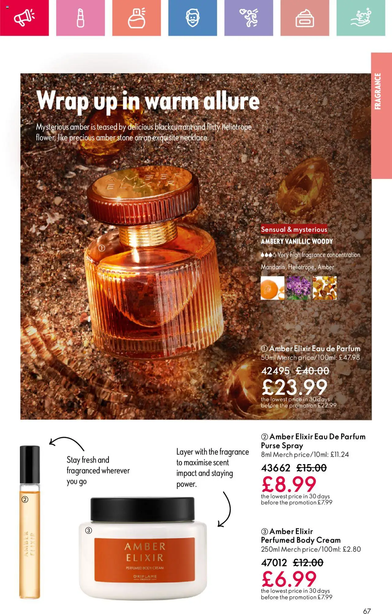  | Page: 67 | Products: Fragrance, Body cream, Cream