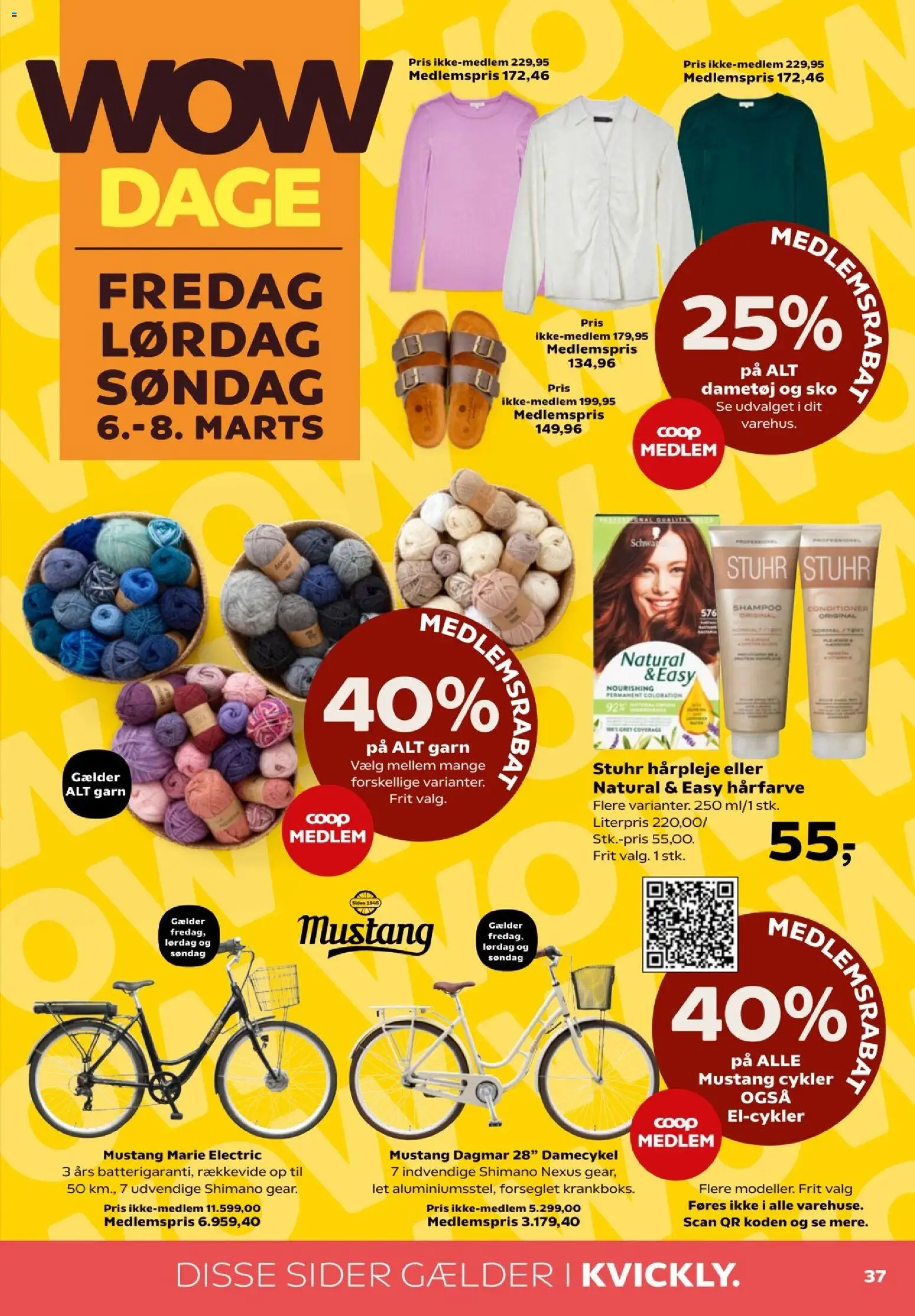 Kvickly tilbudsavis – gyldig fra 06.03.2026 | Side: 38 | Produkter: Shampoo, Hårfarve, Sko