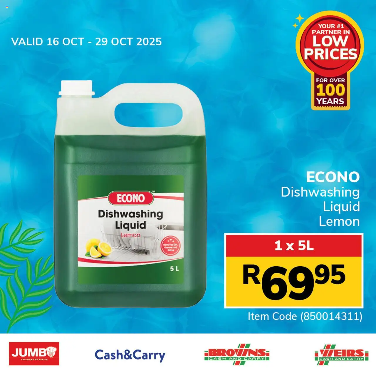 New Jumbo catalogue – valid from 16.10.2025 | Page: 7 | Products: Lemon, Dishwashing liquid