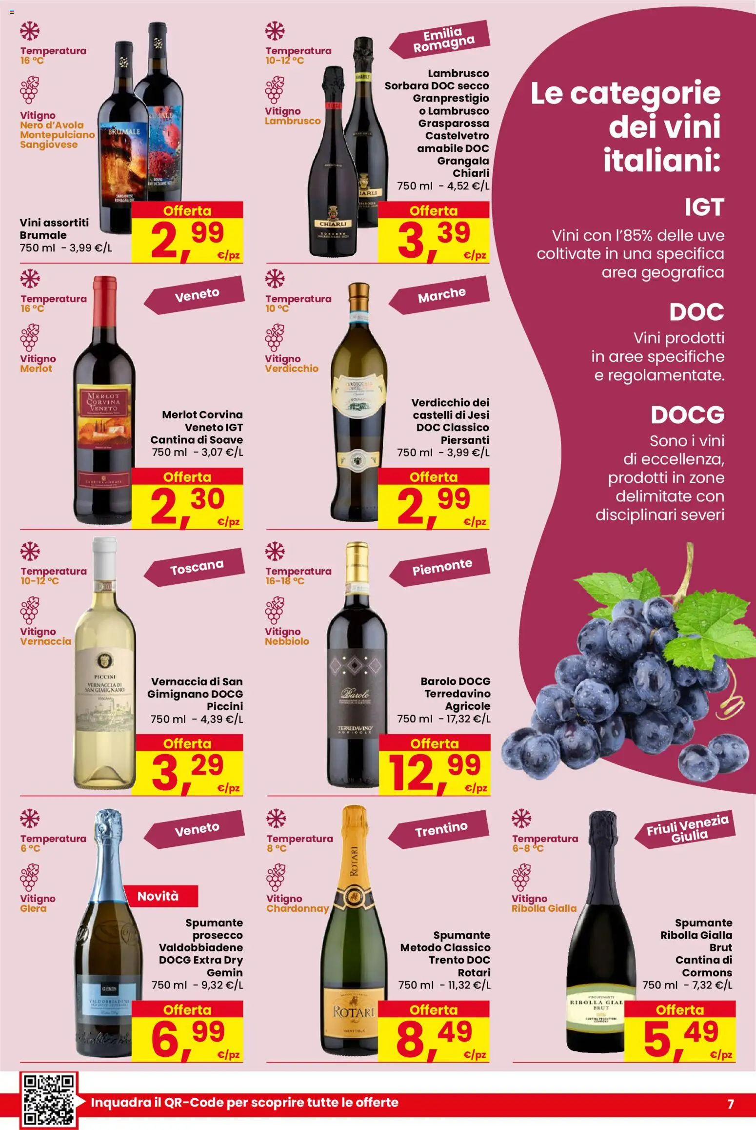 Volantino Despar del 21.04.2026 | Pagina: 7 | Prodotti: Prosecco, Spumante