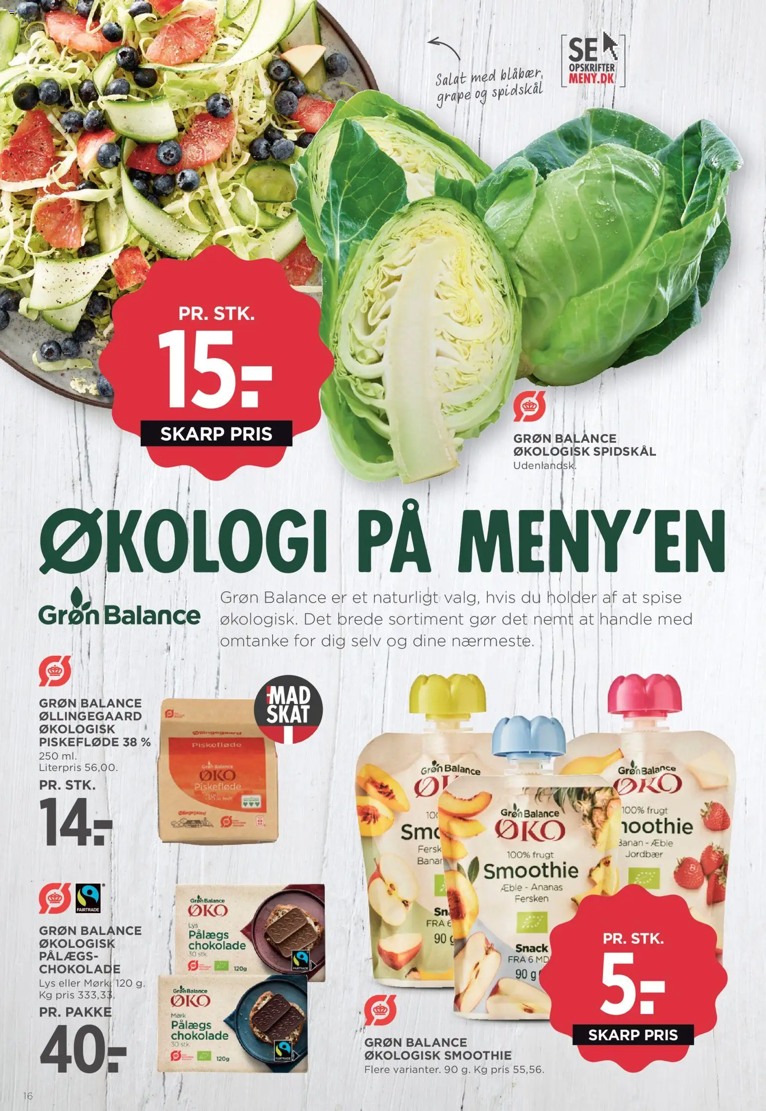 Meny tilbudsavis – gyldig fra 06.03.2026 | Side: 23 | Produkter: Chokolade, Jordbær, Smoothie, Spidskål