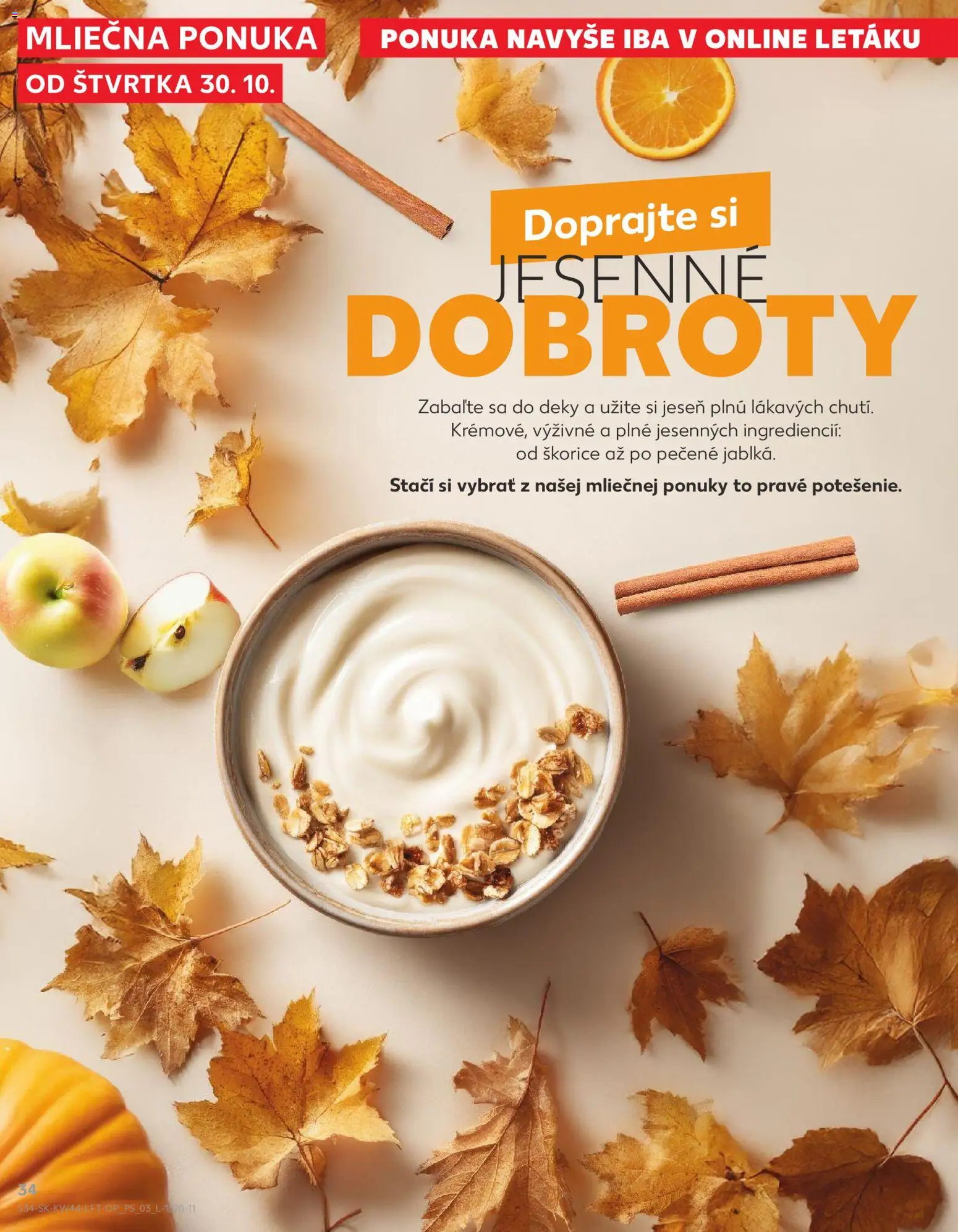 Kaufland SK akciós ujság - amely érvényes a következő dátumtól: 30.10.2025 | Oldal: 34