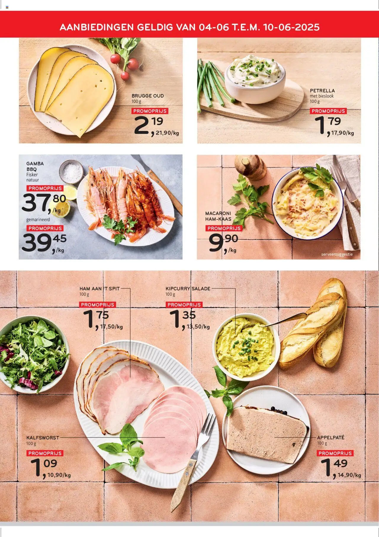  | Pagina: 2 | Producten: Ham, Macaroni, Salade
