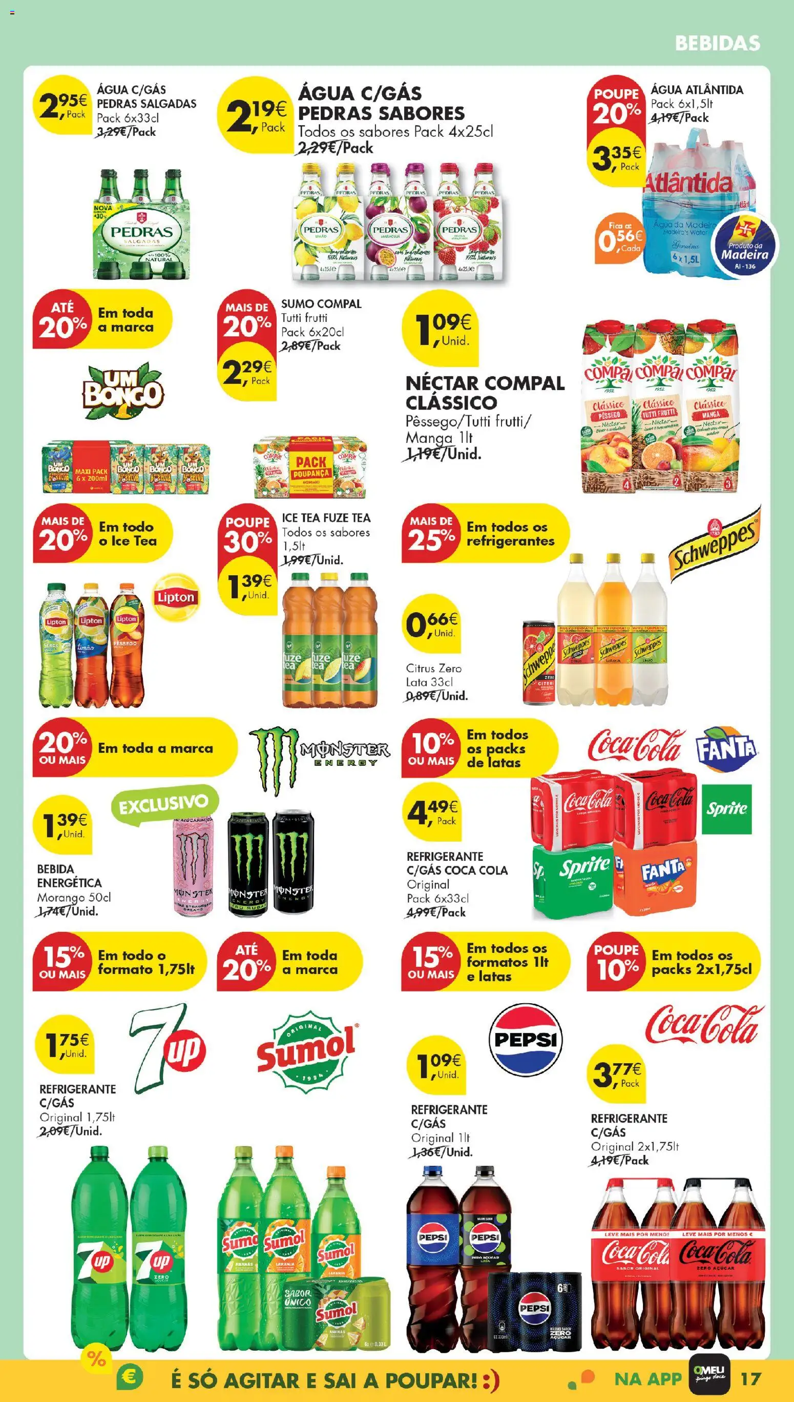 Pingo Doce Black Friday Madeira │ válido de 18.11.2025 | Página: 17 | Produtos: Refrigerante, Sumo, Açúcar, Bebida
