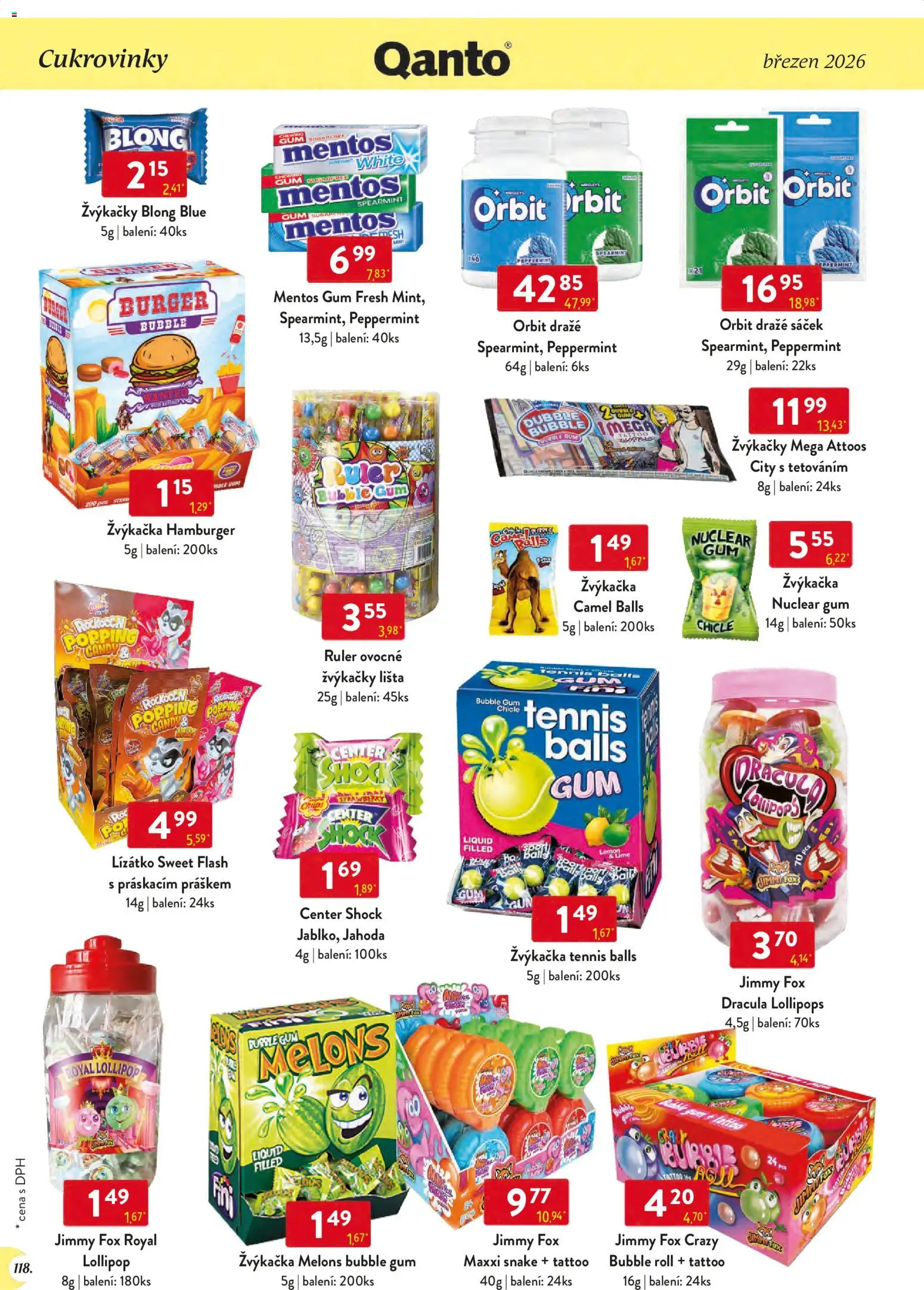 Astur & Qanto leták - Velkoobchod 03/2026 od 01.03.2026 | Strana: 118 | Produkty: Hamburger, Burger, Center Shock, Sáček
