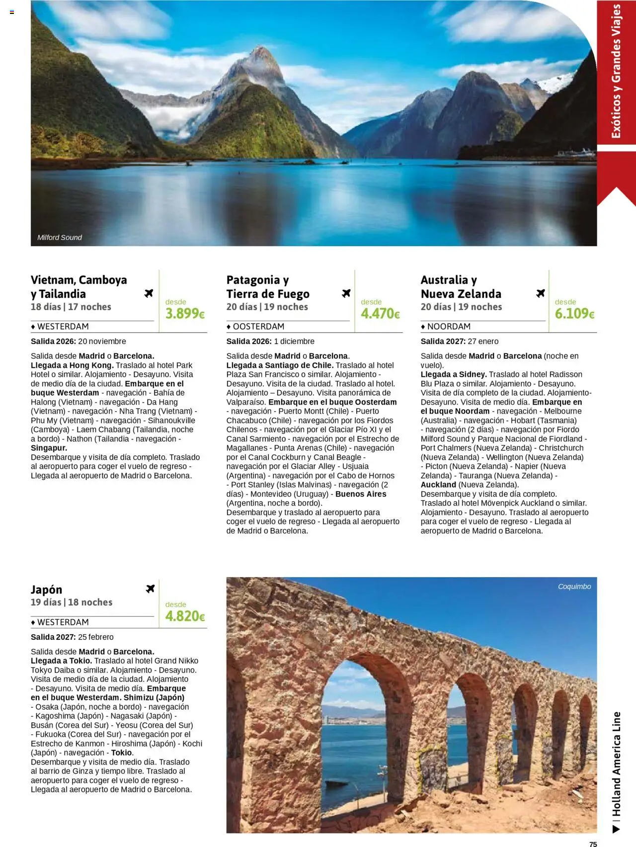Viajes El Corte Inglés - Crucero Fantástico │ válido desde el 16.09.2025 | Página: 75 | Productos: Navegación
