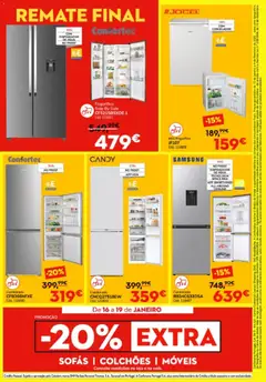 Pré-visualização Conforama folheto válido de 15.01.2026 | Página: 8 | Produtos: Agua, Frigorífico, Congelador, Colchões