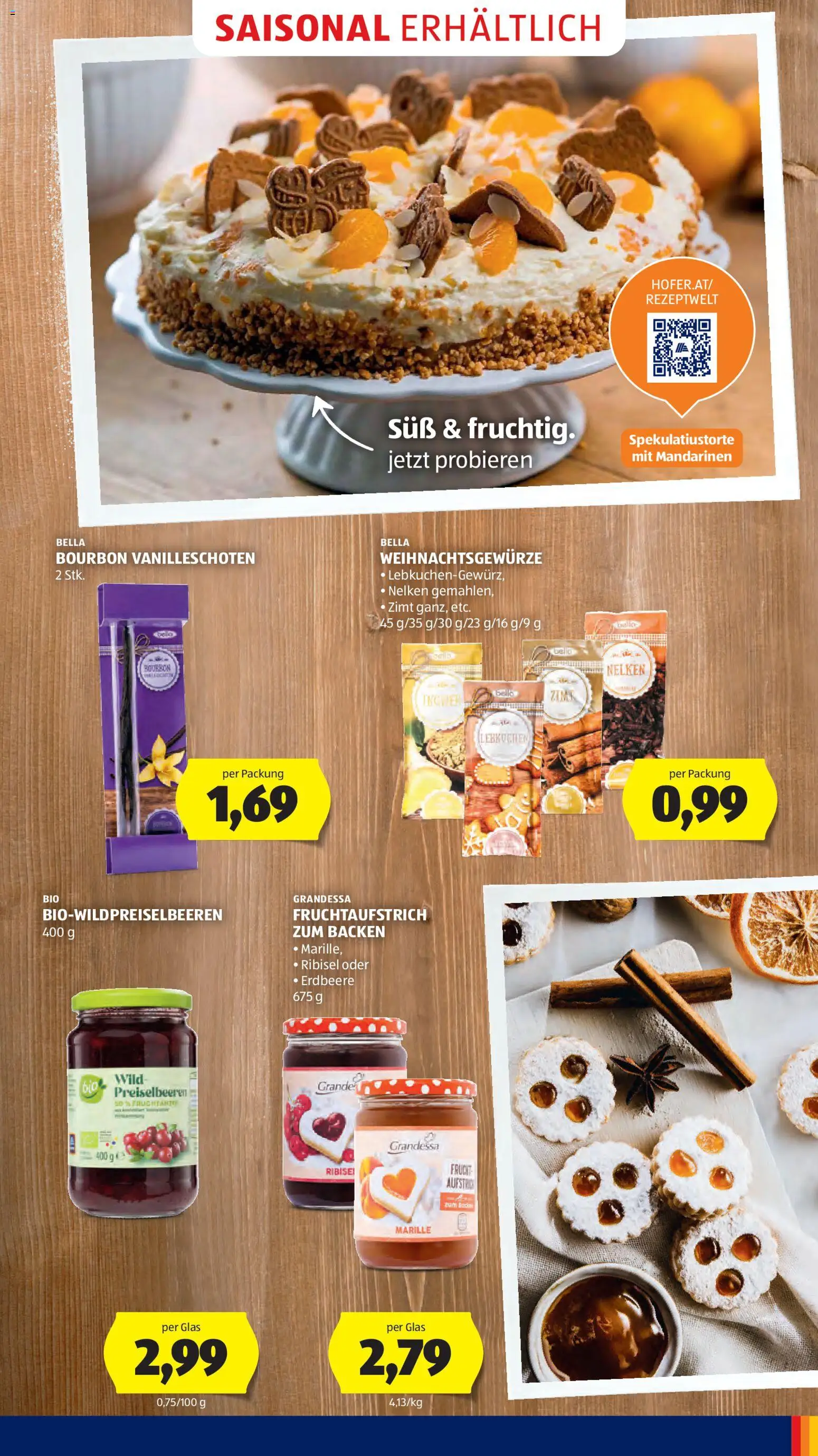 Hofer AT akciós ujság - amely érvényes a következő dátumtól: 28.11.2025 | Oldal: 25 | Termékek: Bourbon