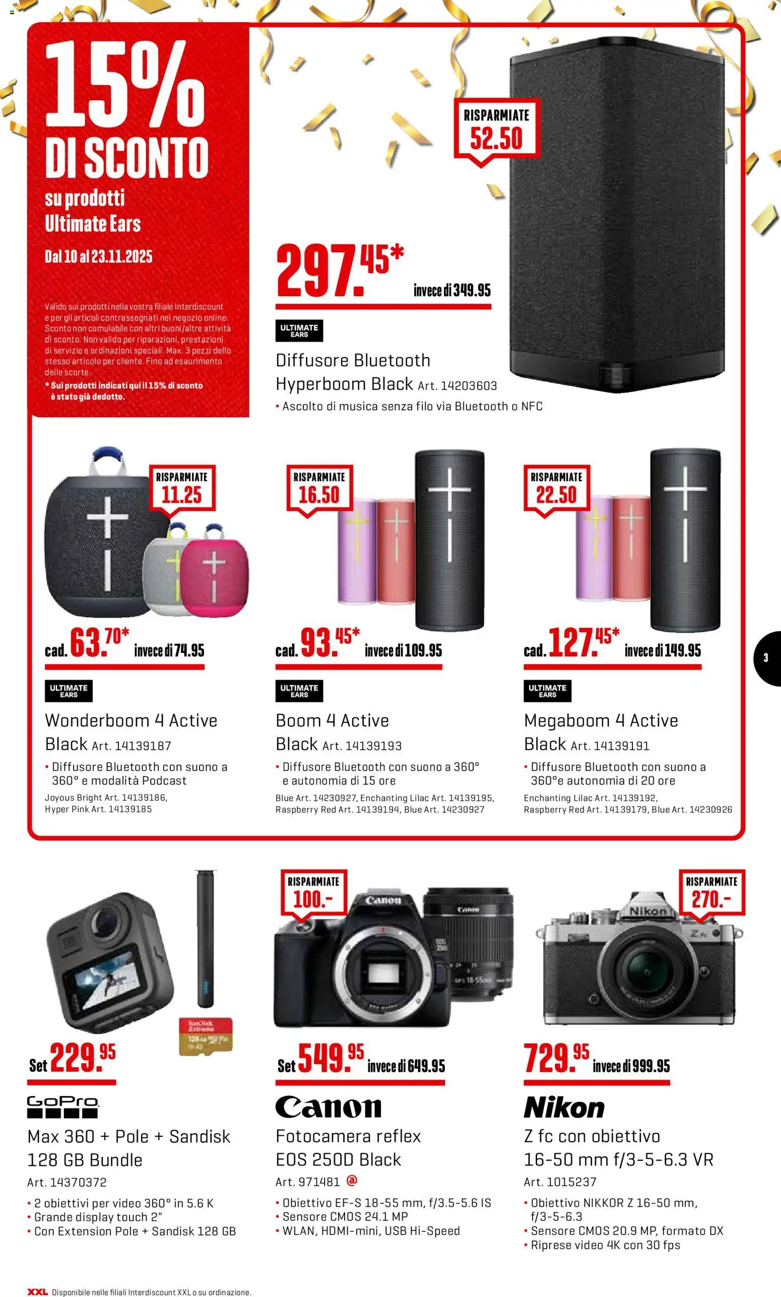 Interdiscount Aktionen IT – gültig ab 10.11.2025 | Seite: 3 | Produkte: Video, Usb