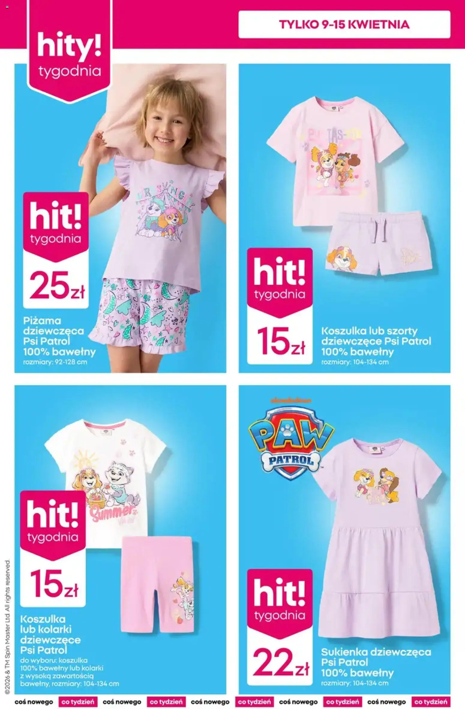 Pepco gazetka od 09.04.2026 | Strona: 2 | Produkty: Szorty, Piżama, Sukienka