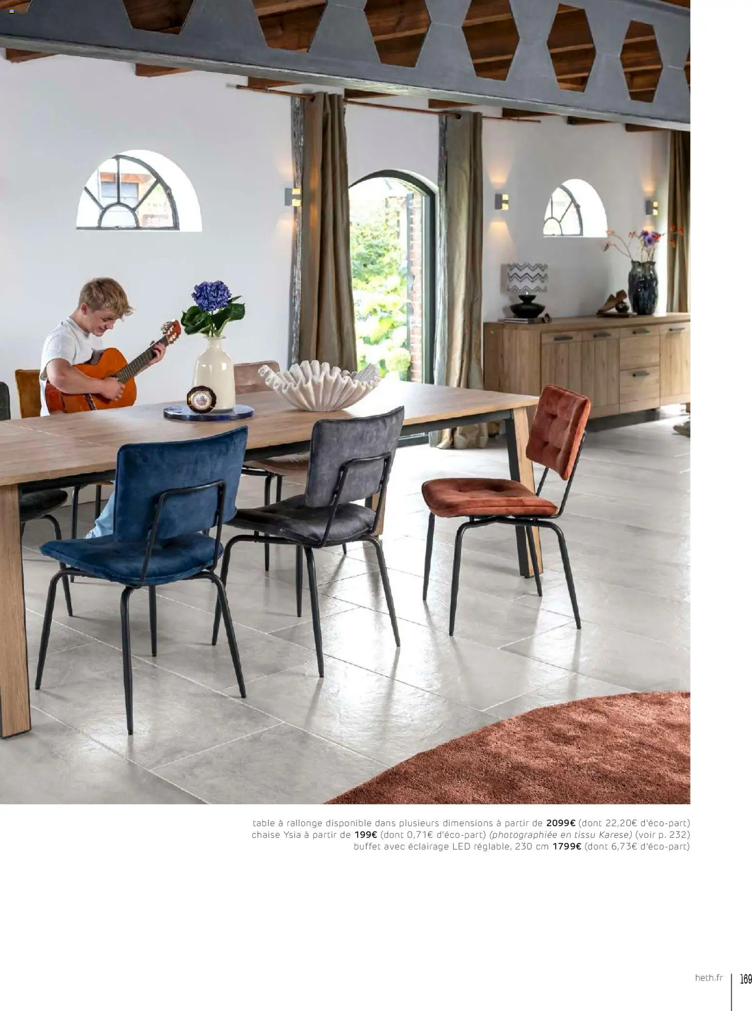 {H1} | Page: 169 | Produits: Table, Chaise, Buffet