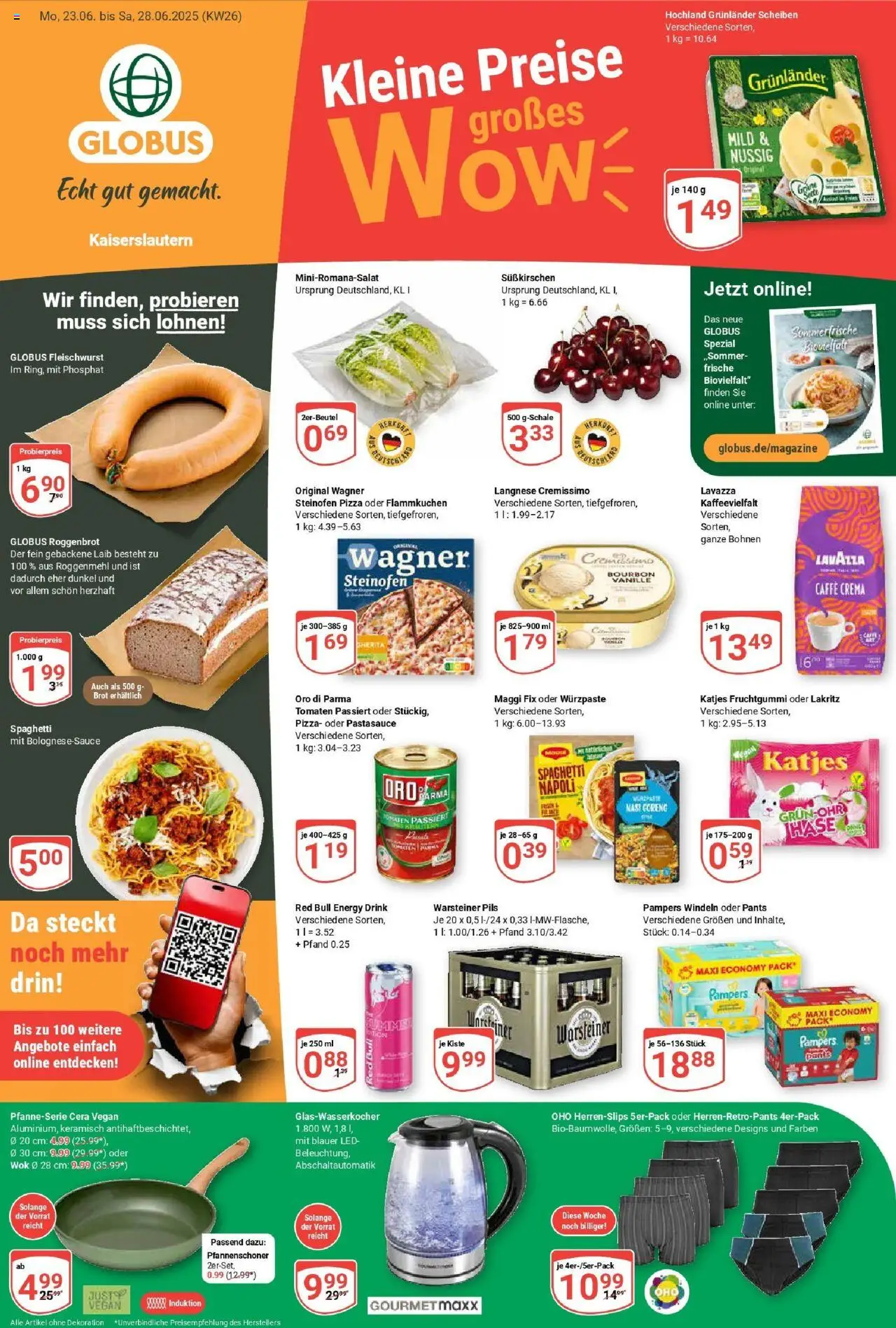 Globus prospekt Kaiserslautern	 - gültig ab dem 22.06.2025 | Seite: 5 | Produkte: Maggi, Pils, Tomaten, Grunlander