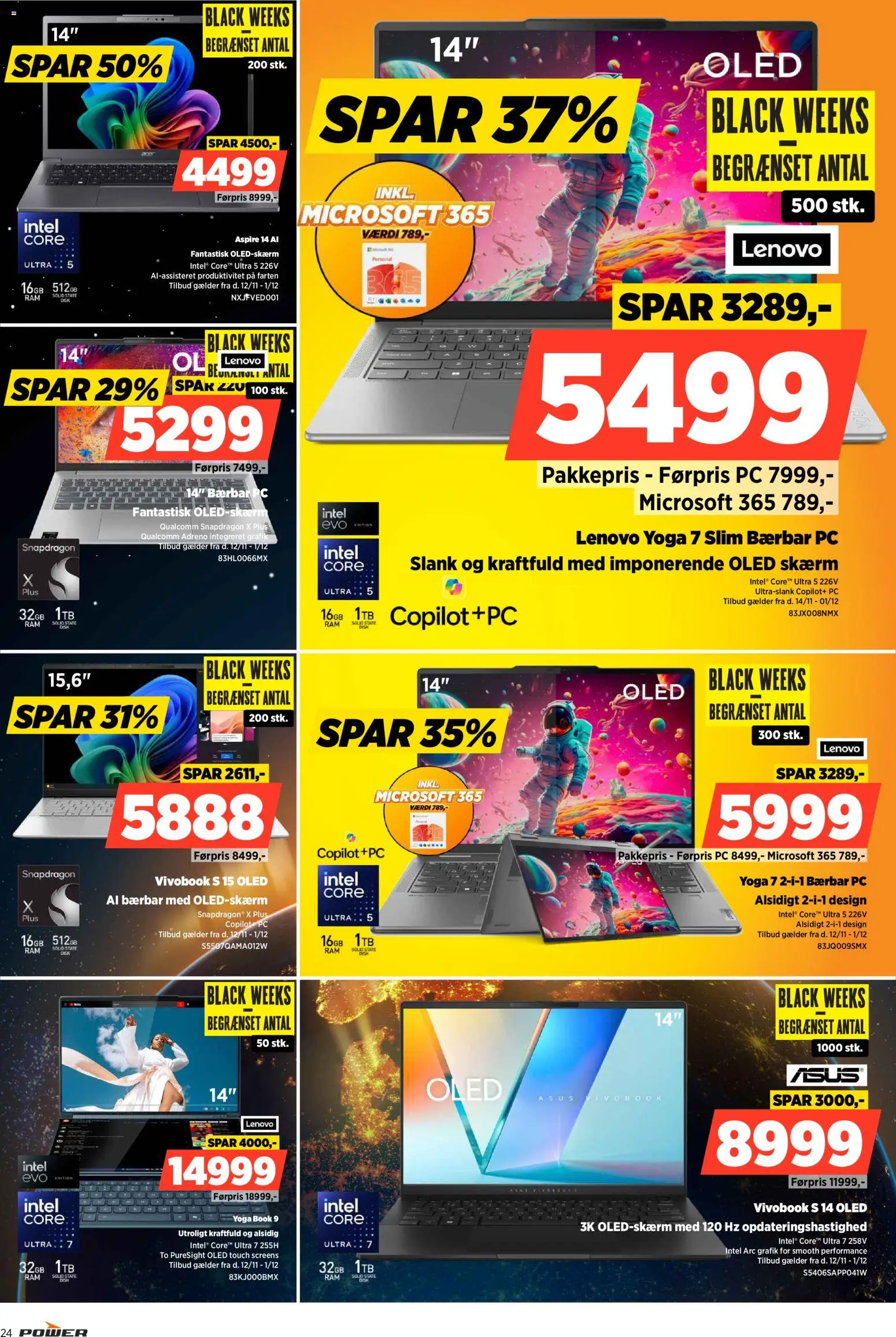Power tilbudsavis – gyldig fra 12.11.2025 | Side: 24 | Produkter: Øl, Skærm, PC