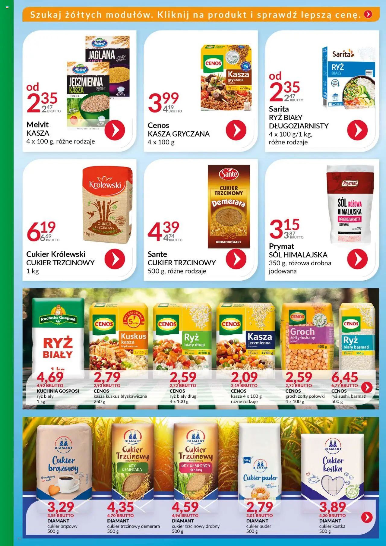 Eurocash Gazetka - Katalog Artykułów Spożywczych od 21.09.2025 | Strona: 23 | Produkty: Sól himalajska, Cukier trzcinowy, Ryż, Cukier