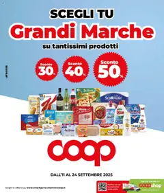 Anteprima del volantino COOP La Spezia catalogo valido a partire dal 11.09.2025