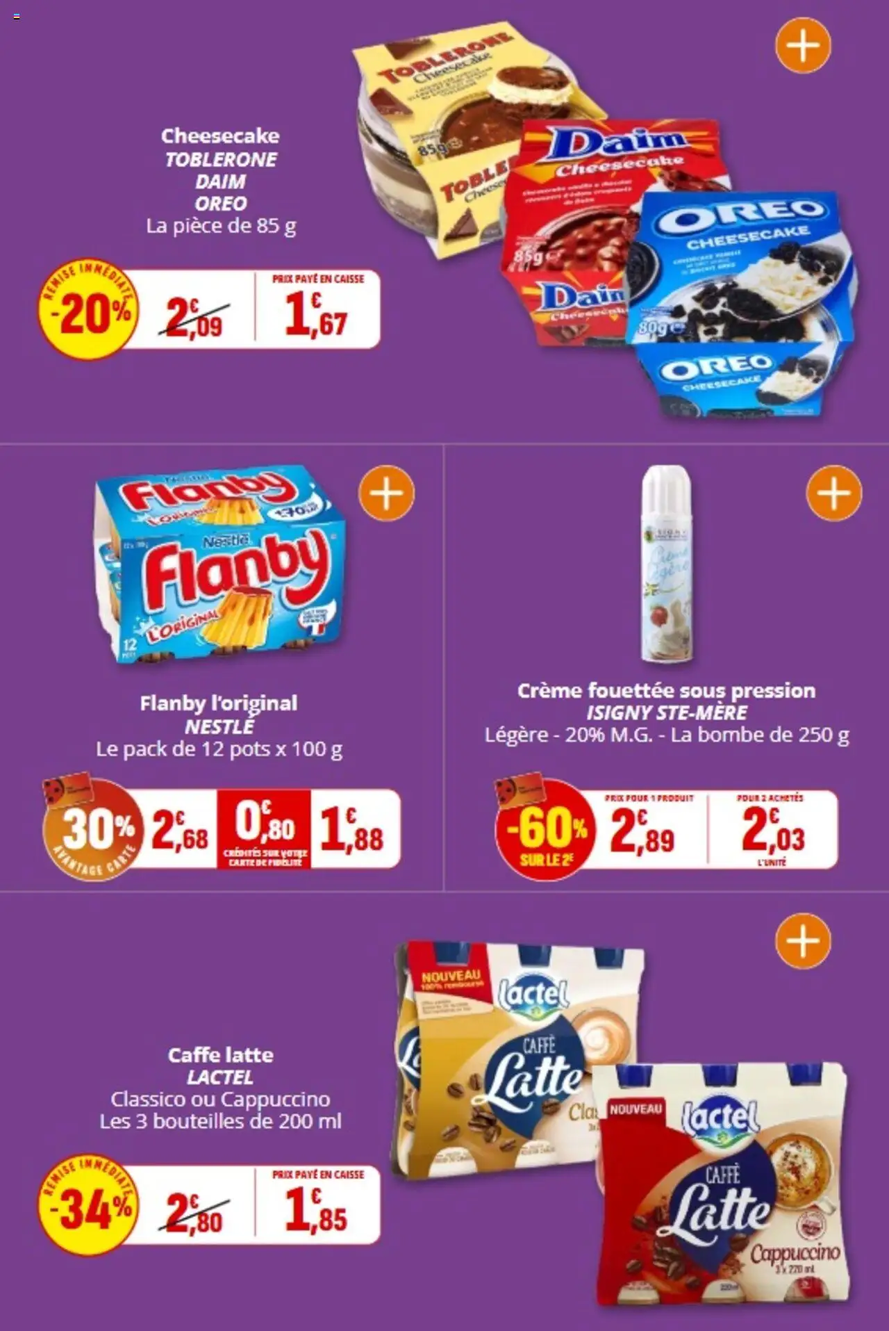  | Page: 19 | Produits: Toblerone, Crème fouettée, Crème