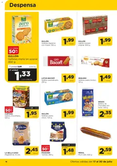 Alimerka folleto Asturias │ válido desde el 17.07.2025 | Página: 17 | Productos: Leche, Galletas, Magdalenas, Chocolate con leche