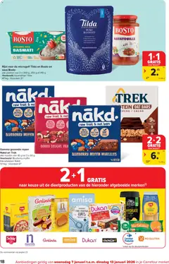Carrefour folder - Voorbeeld van een folder van Carrefour, geldig van 07.01.2026 | Pagina: 18 | Producten: Pizza, Muffin, Repen, Microgolf