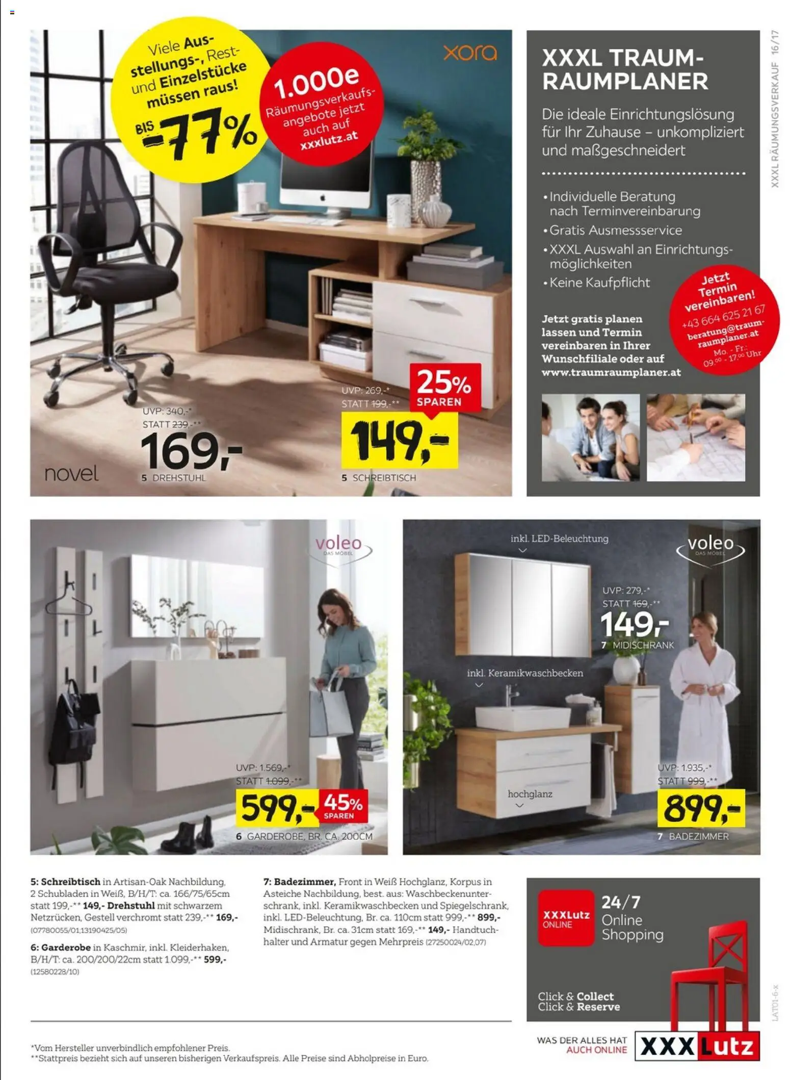 XXXLutz Schlafzimmer  gültig ab 29.12.2025 | Seite: 17 | Produkte: Uhr