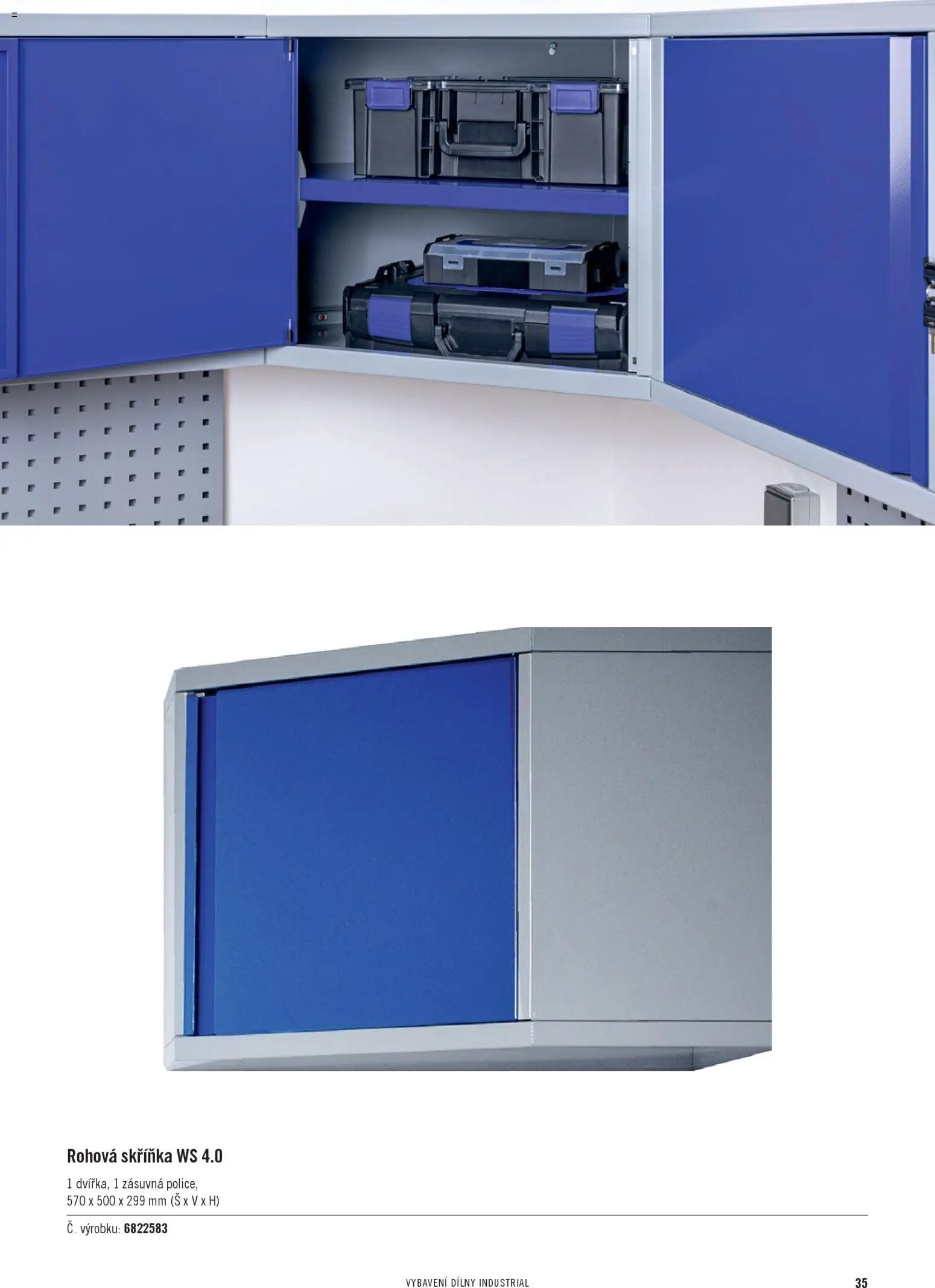 HORNBACH leták - Industrial vybavení dílny od 01.01.2026 | Strana: 35 | Produkty: Skříňka