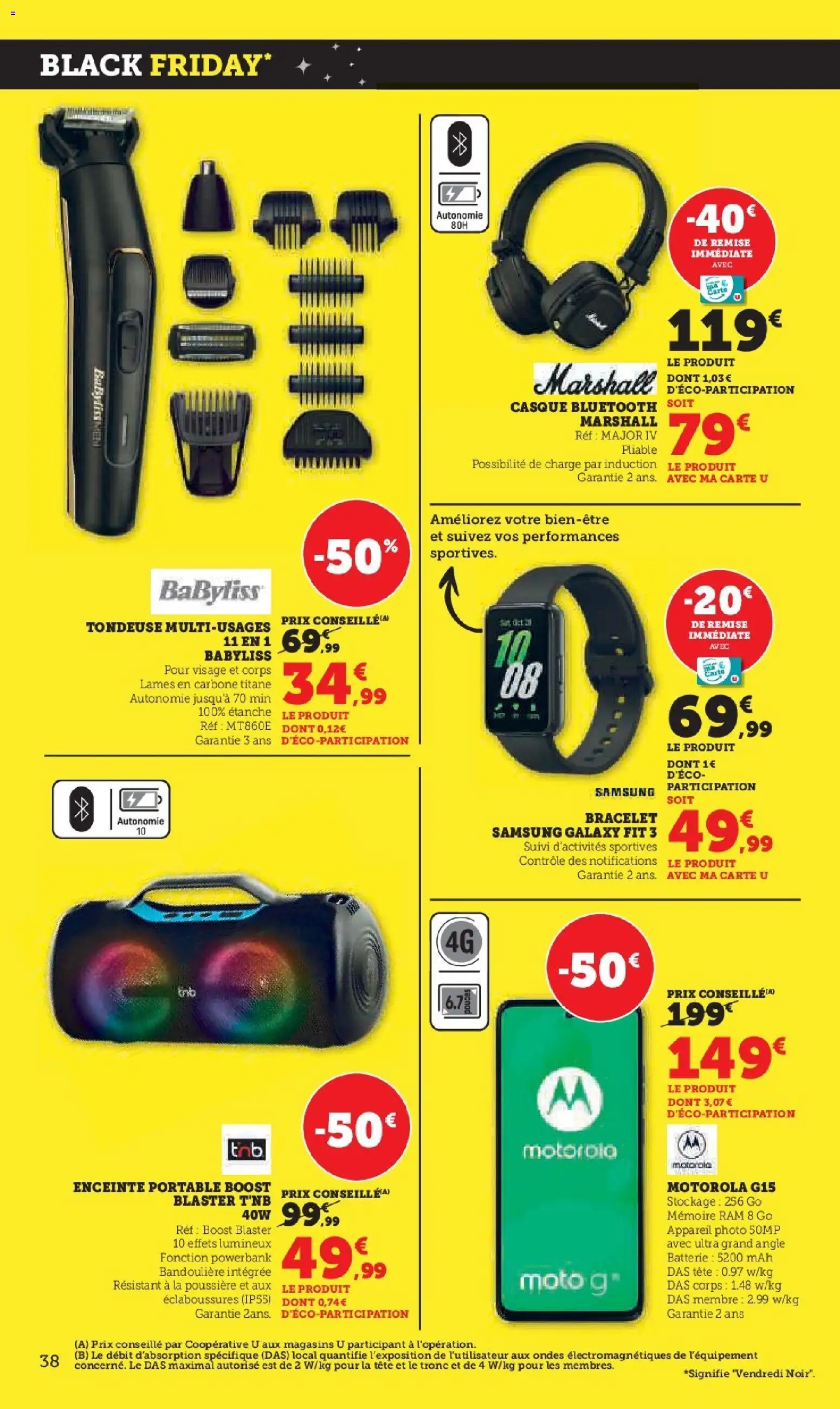 {H1} | Page: 38 | Produits: Enceinte, Tondeuse, Batterie, Portable