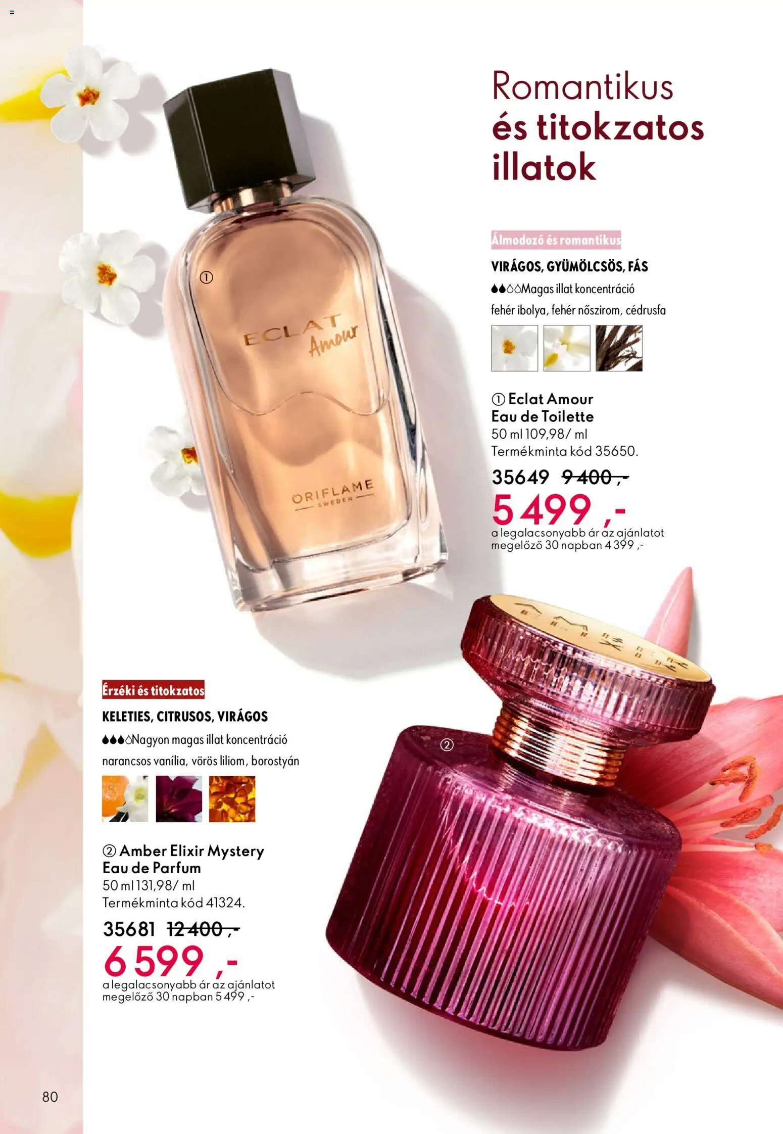 Oriflame akciós ujság - amely érvényes a következő dátumtól: 11.02.2026 | Oldal: 80 | Termékek: Parfüm