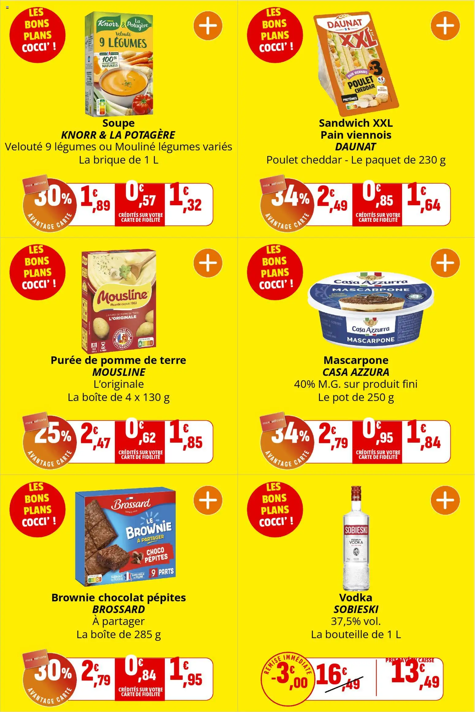 {H1} | Page: 3 | Produits: Soupe, Pomme, Pain, Cheddar