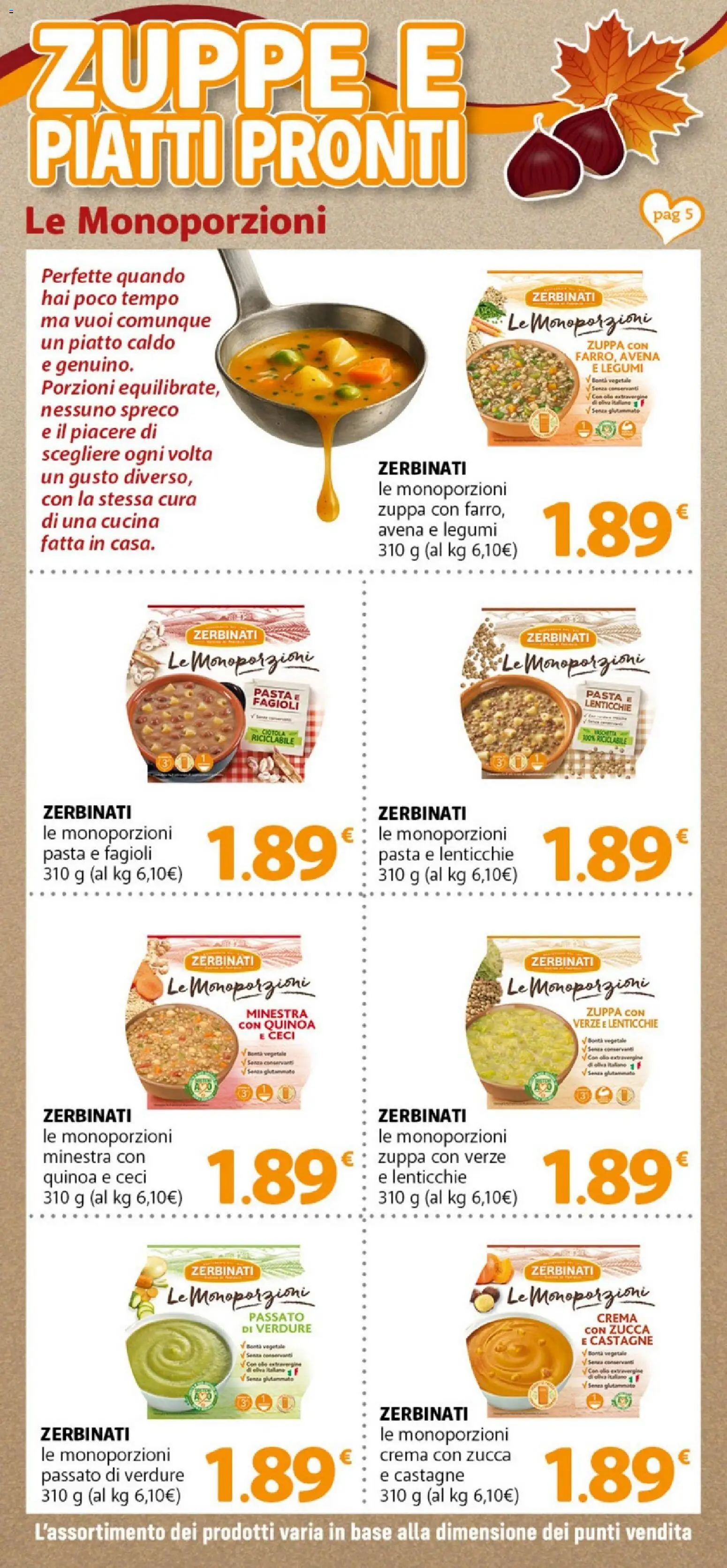 Volantino DOK del 21.11.2025 | Pagina: 5 | Prodotti: Ceci, Verdure, Piatto, Ciotola