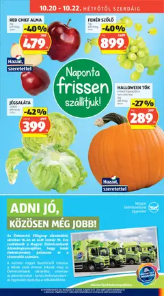 FEHÉR SZŐLŐ, White grape. - amely érvényes a következő dátumtól: 16.10.2025 | Oldal: 31