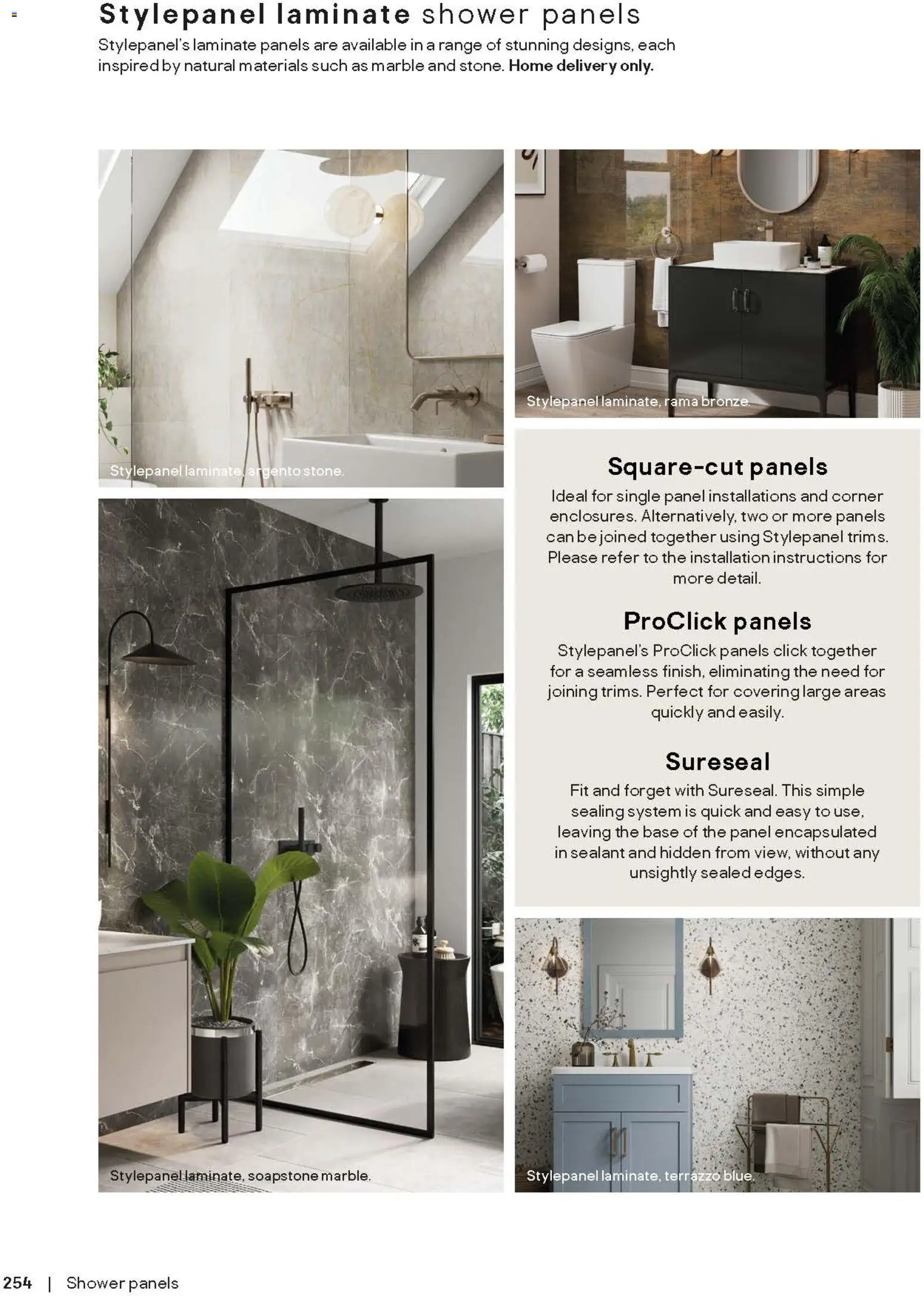 {H1} | Page: 254 | Products: Shower